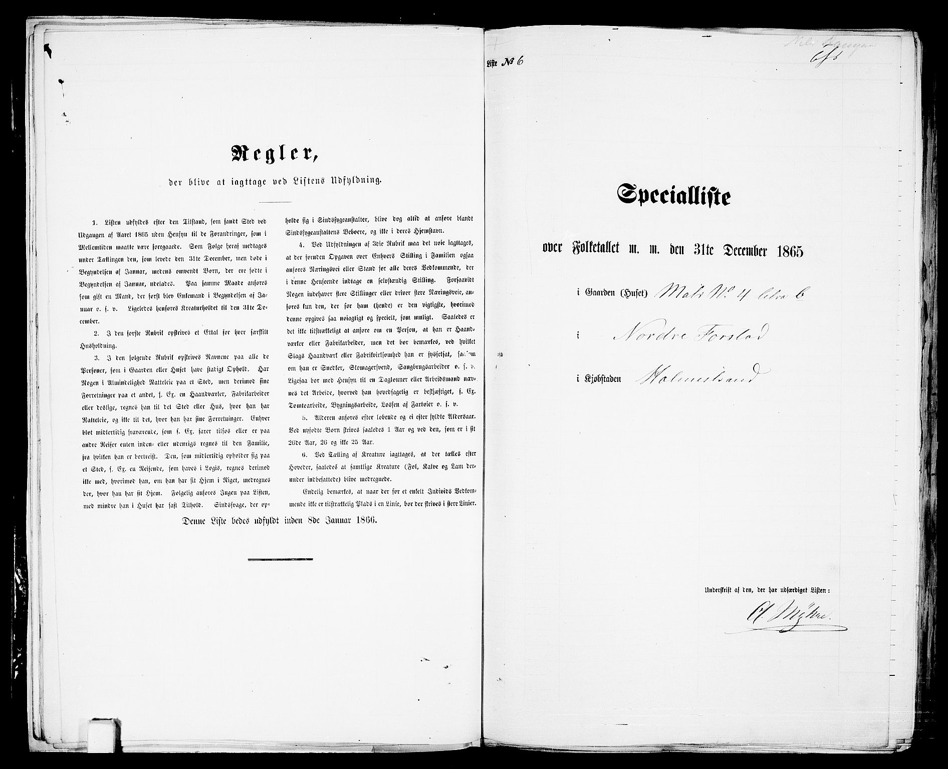 RA, Folketelling 1865 for 0702B Botne prestegjeld, Holmestrand kjøpstad, 1865, s. 18