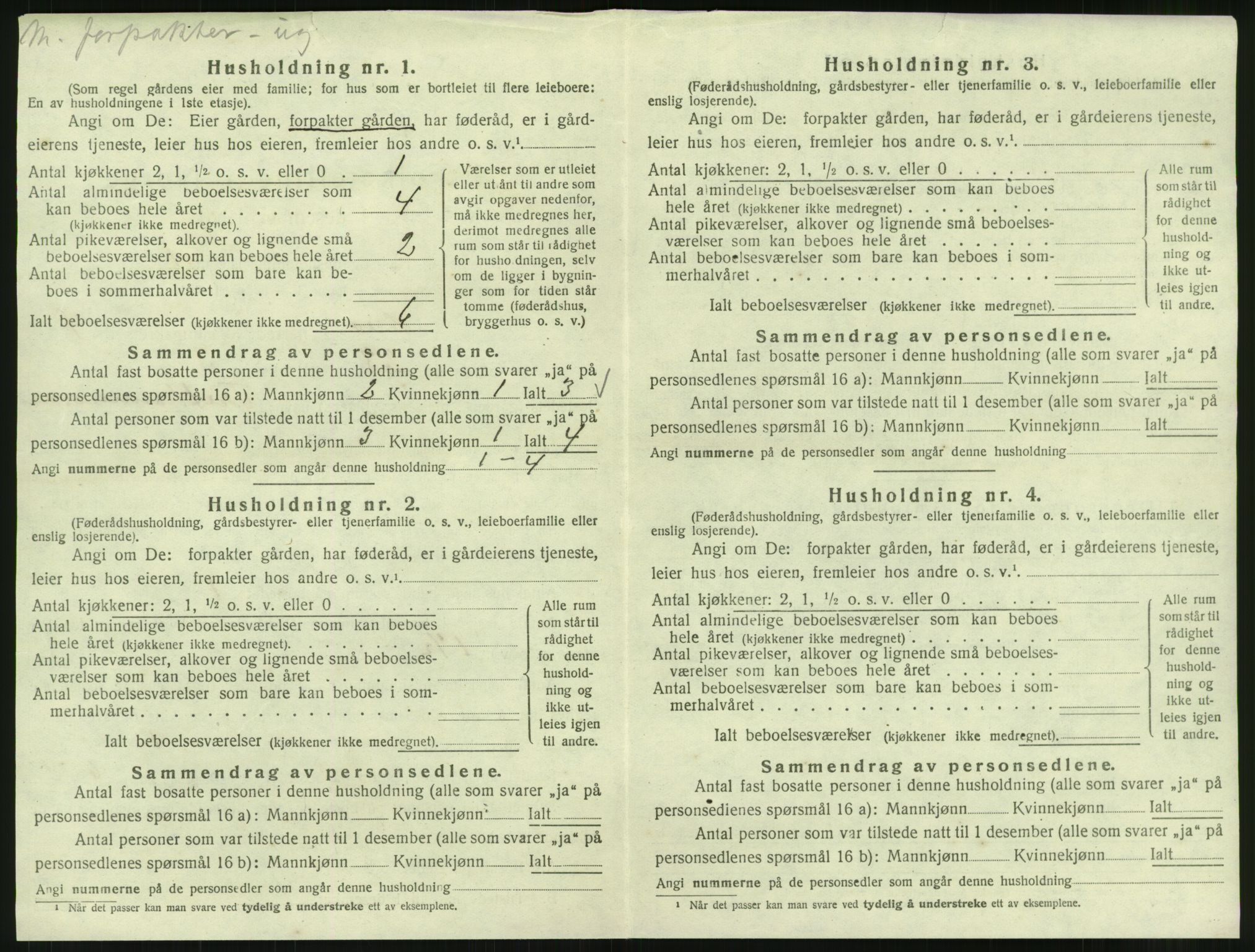 SAT, Folketelling 1920 for 1833 Mo herred, 1920, s. 709