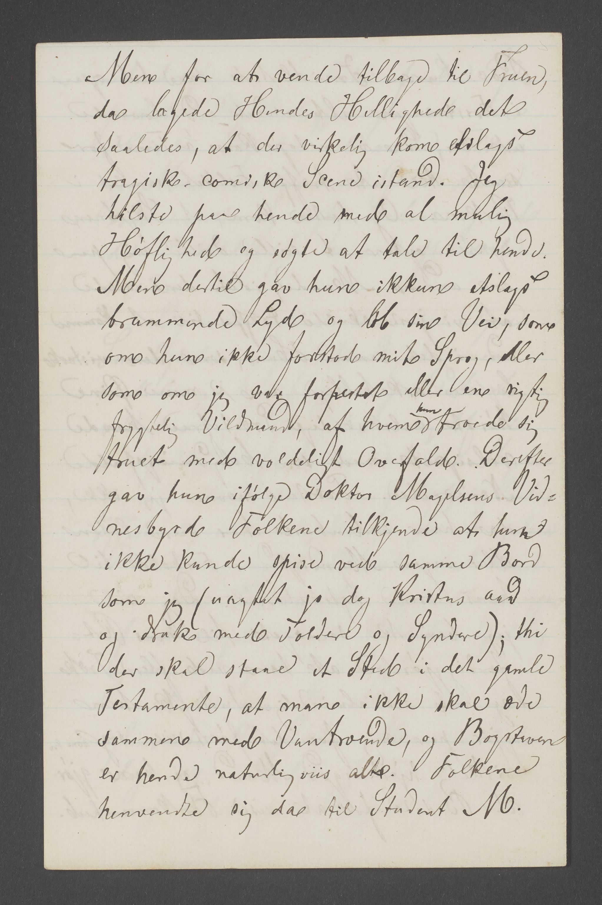 Søren Johan Hanssen, cand. med., IKAM/P-00148/G/L0001/0013: Private brev / Brev 17.04.1865, 1865