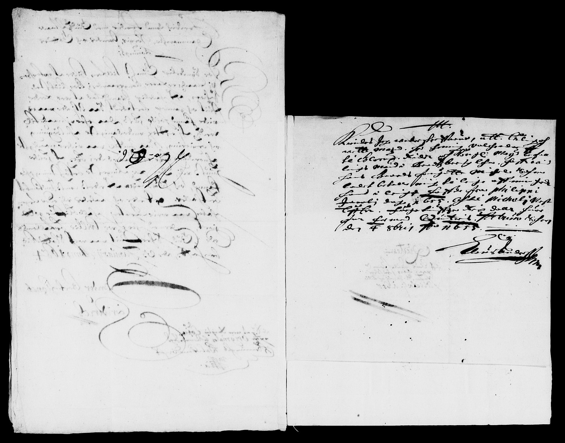 Rentekammeret inntil 1814, Reviderte regnskaper, Lensregnskaper, AV/RA-EA-5023/R/Rb/Rbp/L0041: Bratsberg len, 1654-1656