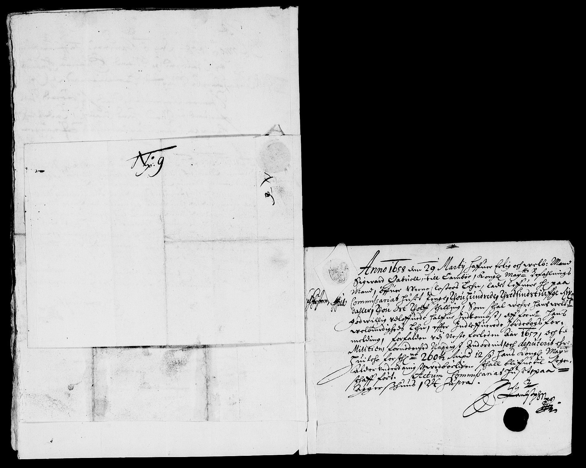 Rentekammeret inntil 1814, Reviderte regnskaper, Lensregnskaper, AV/RA-EA-5023/R/Rb/Rbg/L0011: Verne kloster len, 1651-1661