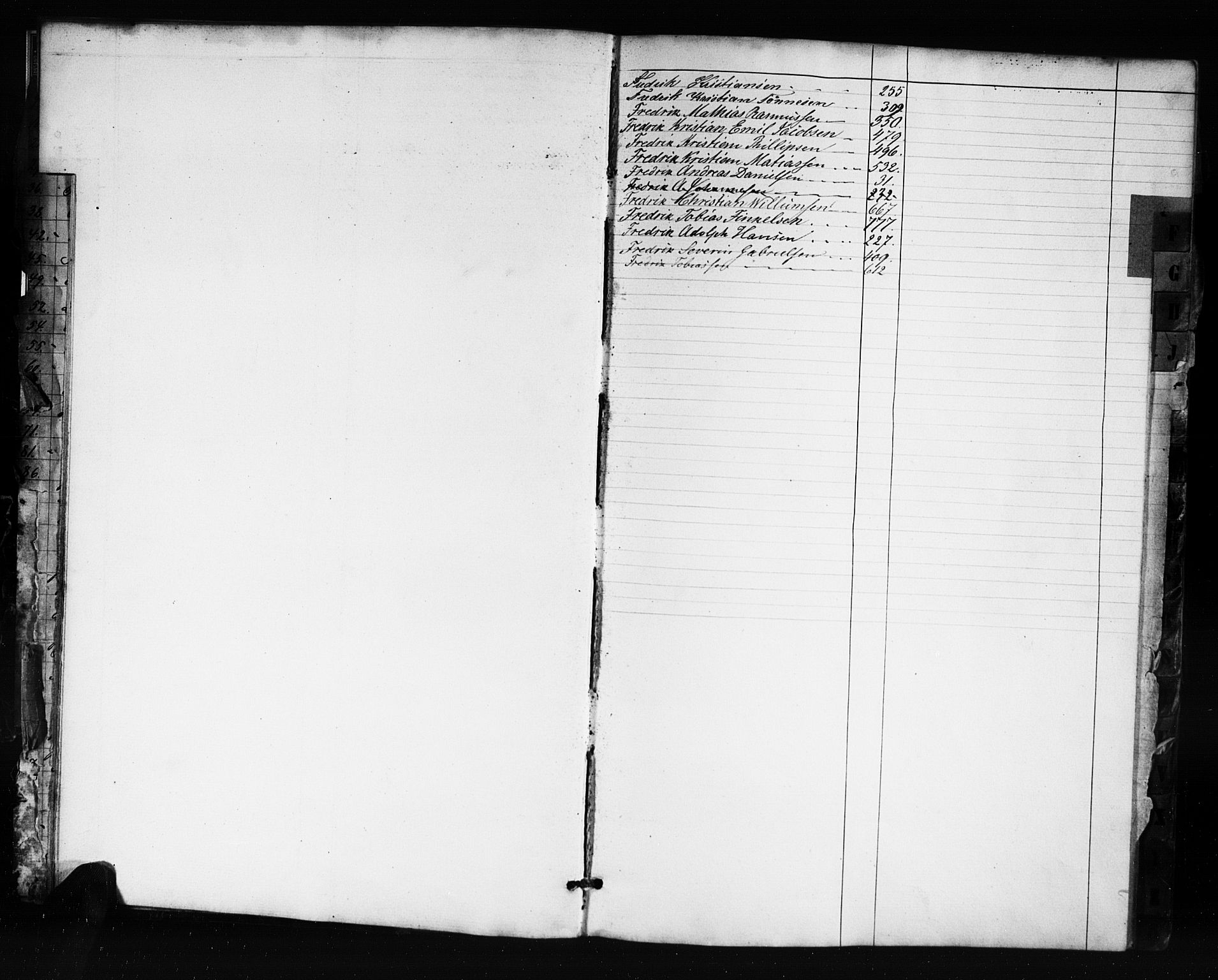 Farsund mønstringskrets, SAK/2031-0017/F/Fa/L0004: Annotasjonsrulle nr 1-795 med register, Z-1, 1860-1865, s. 7