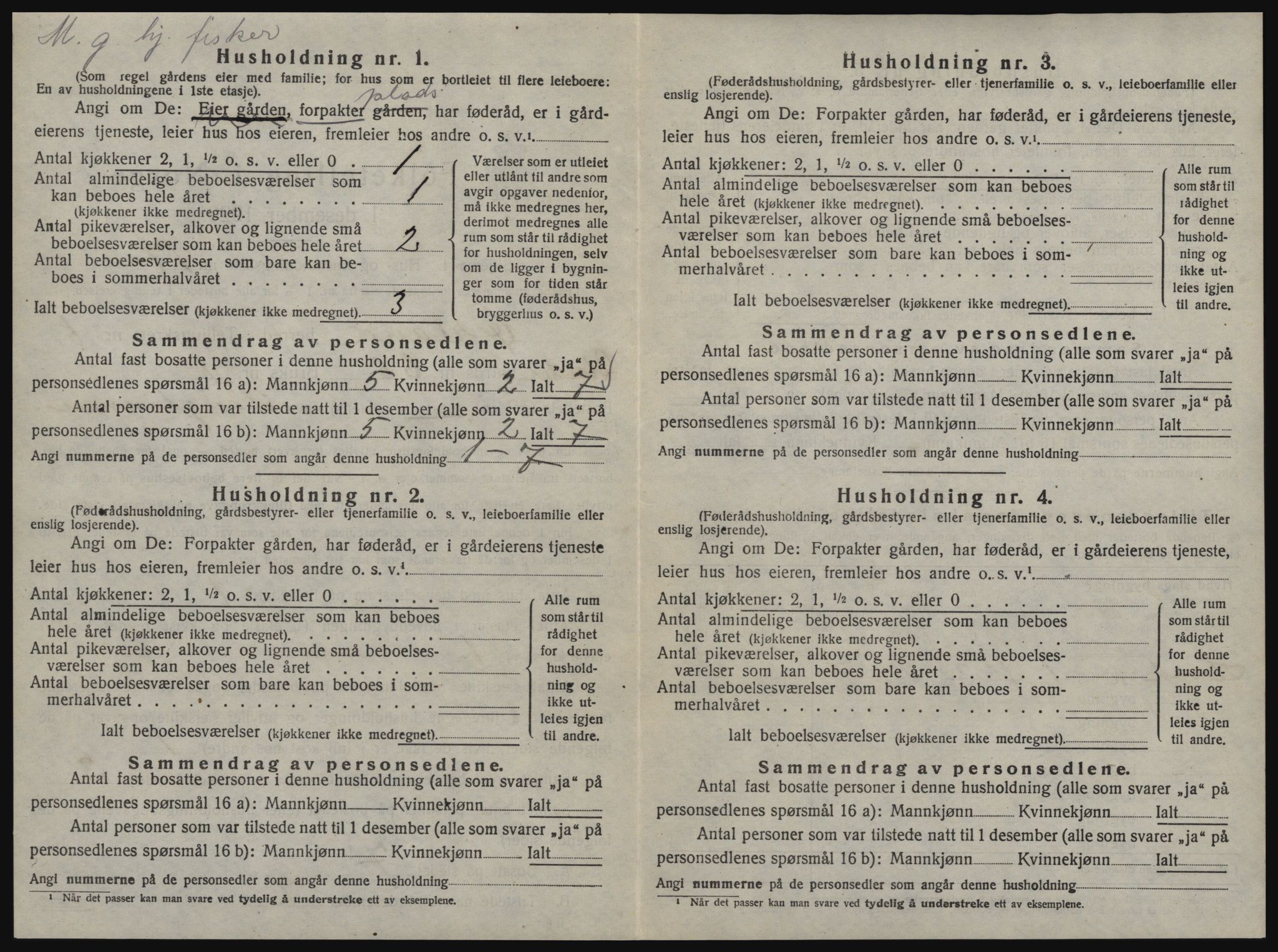 SAT, Folketelling 1920 for 1621 Ørland herred, 1920, s. 74