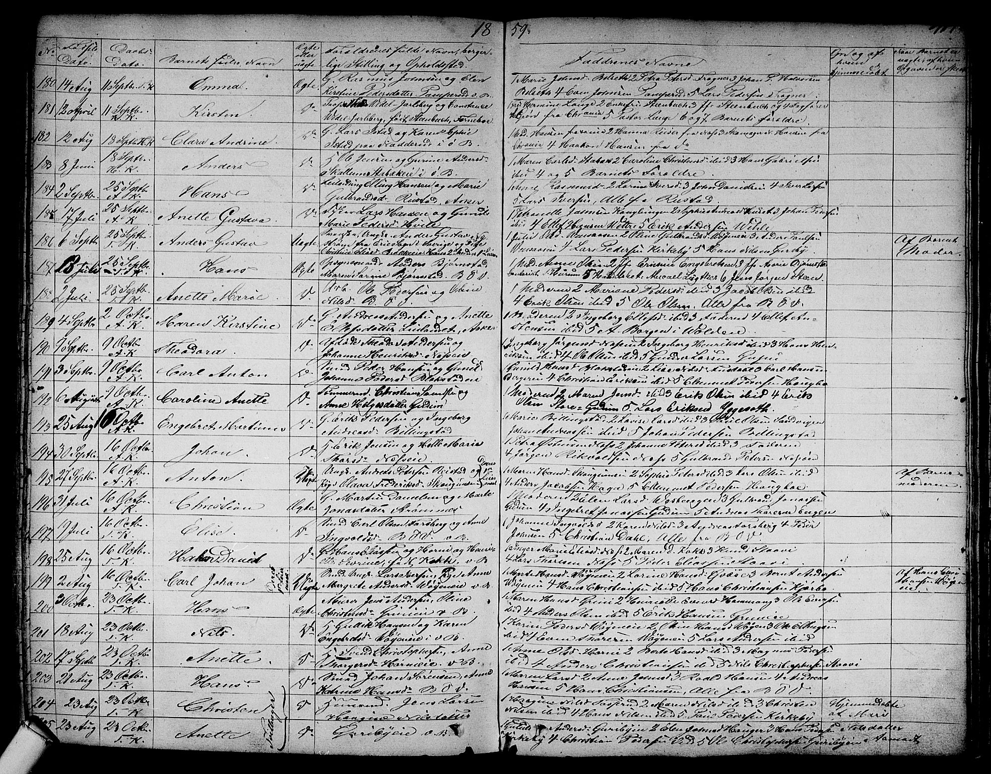 Asker prestekontor Kirkebøker, AV/SAO-A-10256a/F/Fa/L0007: Ministerialbok nr. I 7, 1825-1864, s. 417