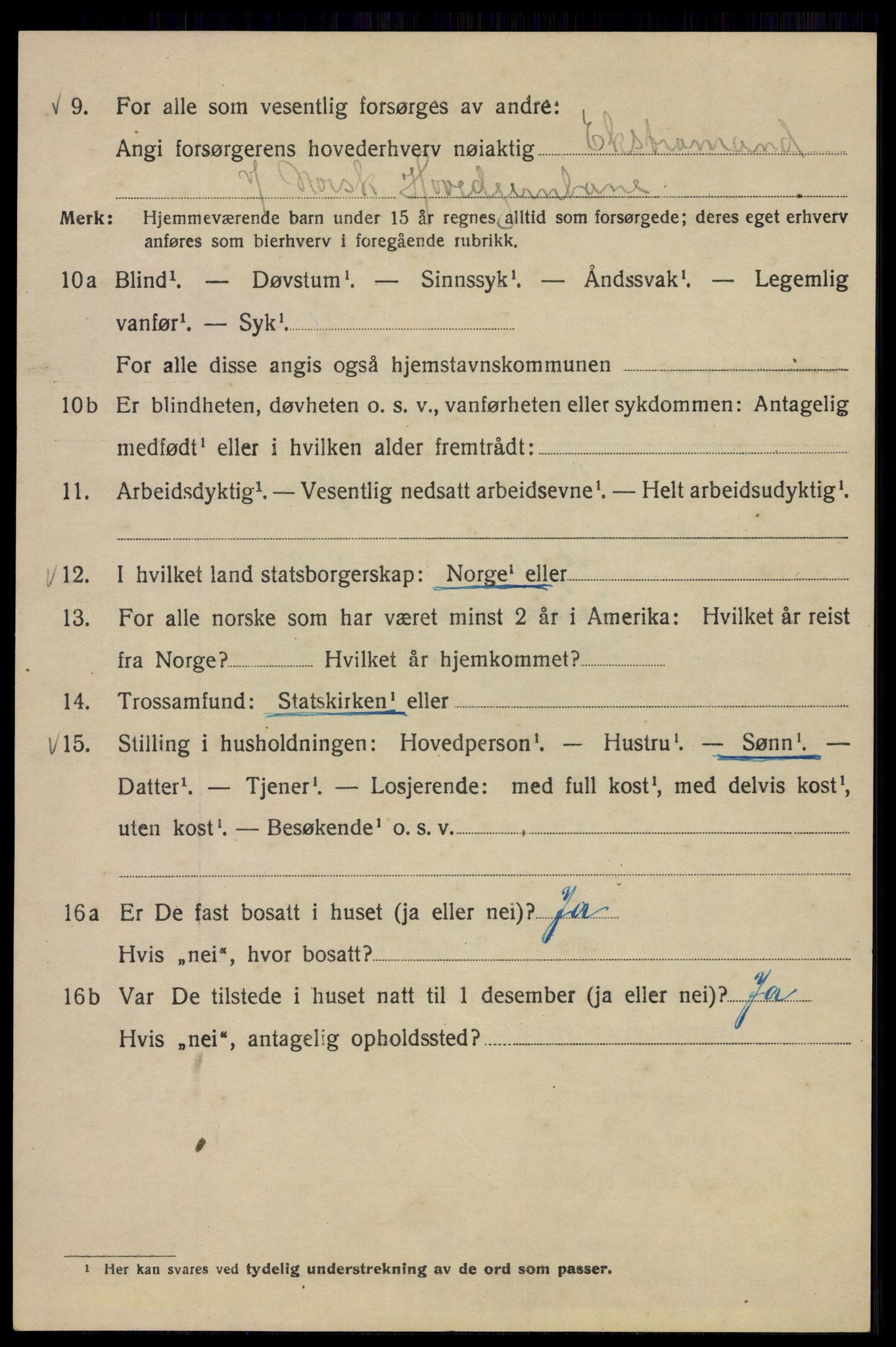 SAO, Folketelling 1920 for 0301 Kristiania kjøpstad, 1920, s. 350654