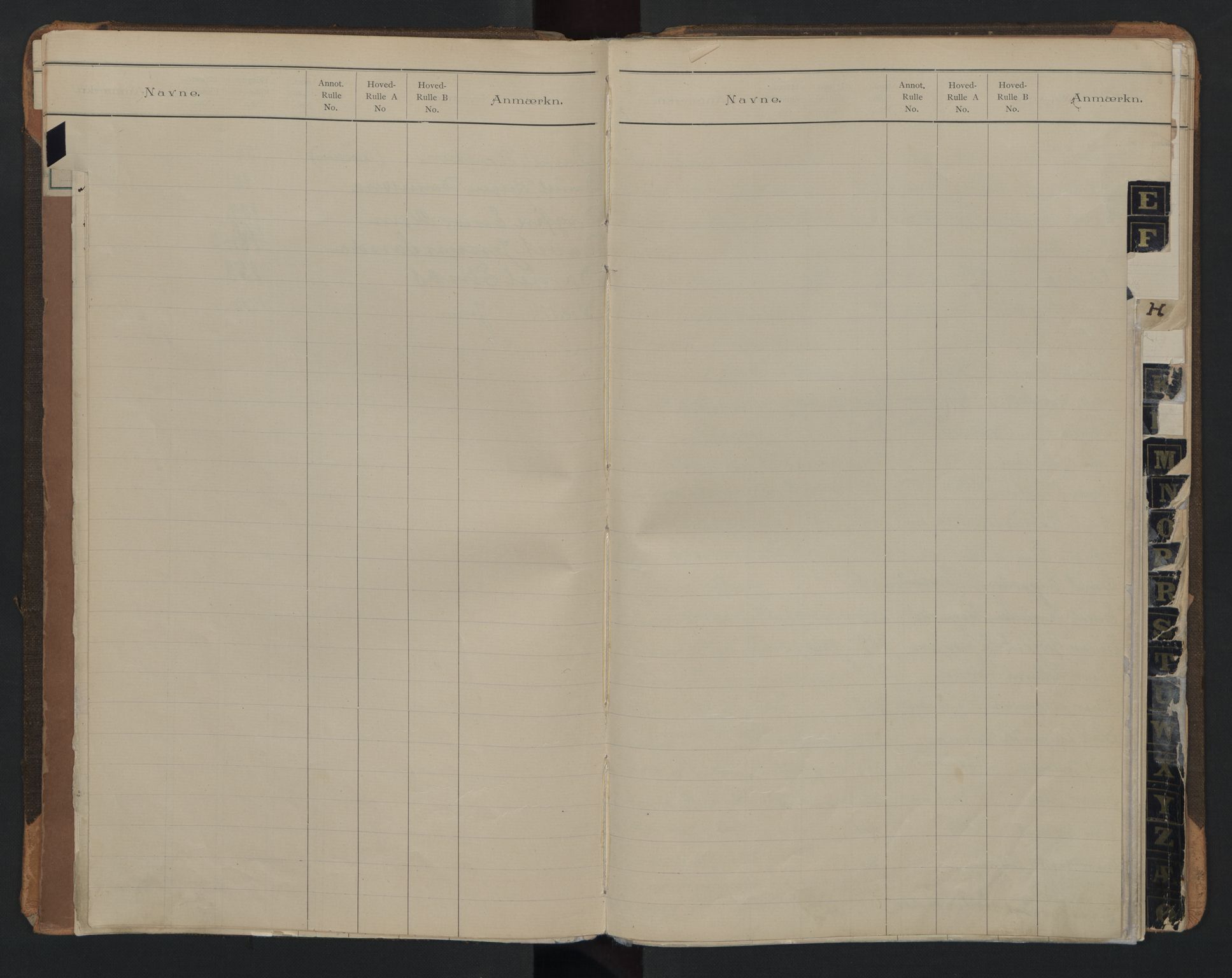 Holmestrand innrulleringskontor, SAKO/A-1151/G/Ga/L0001: Register, 1868-1948, s. 13