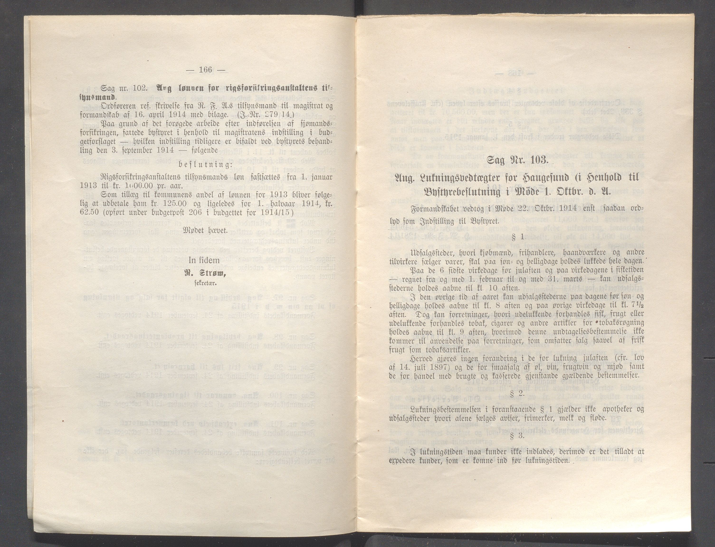 Haugesund kommune - Formannskapet og Bystyret, IKAR/A-740/A/Abb/L0002: Bystyreforhandlinger, 1908-1917, s. 545