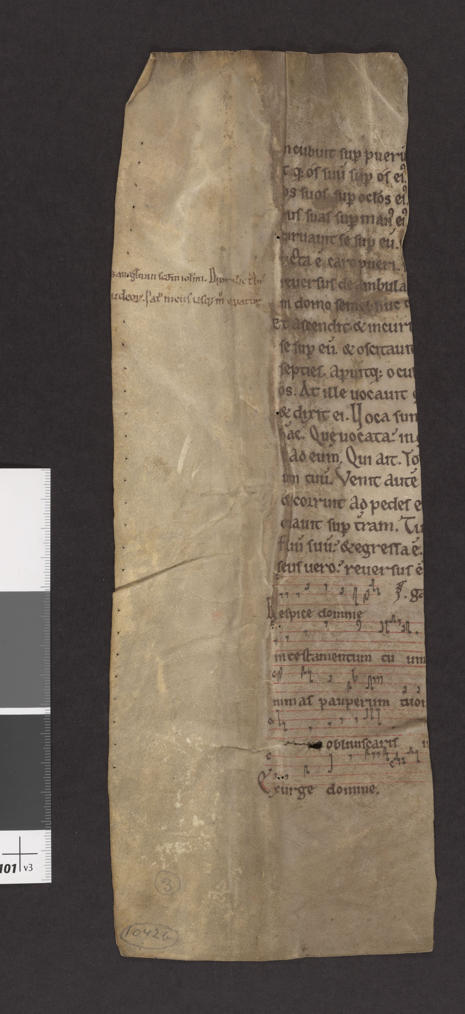 Riksarkivets diplomsamling, AV/RA-EA-5965/F27/F27A/F27Ab/L0001: Latinske fragmenter stort format, 1100-1536, s. 59