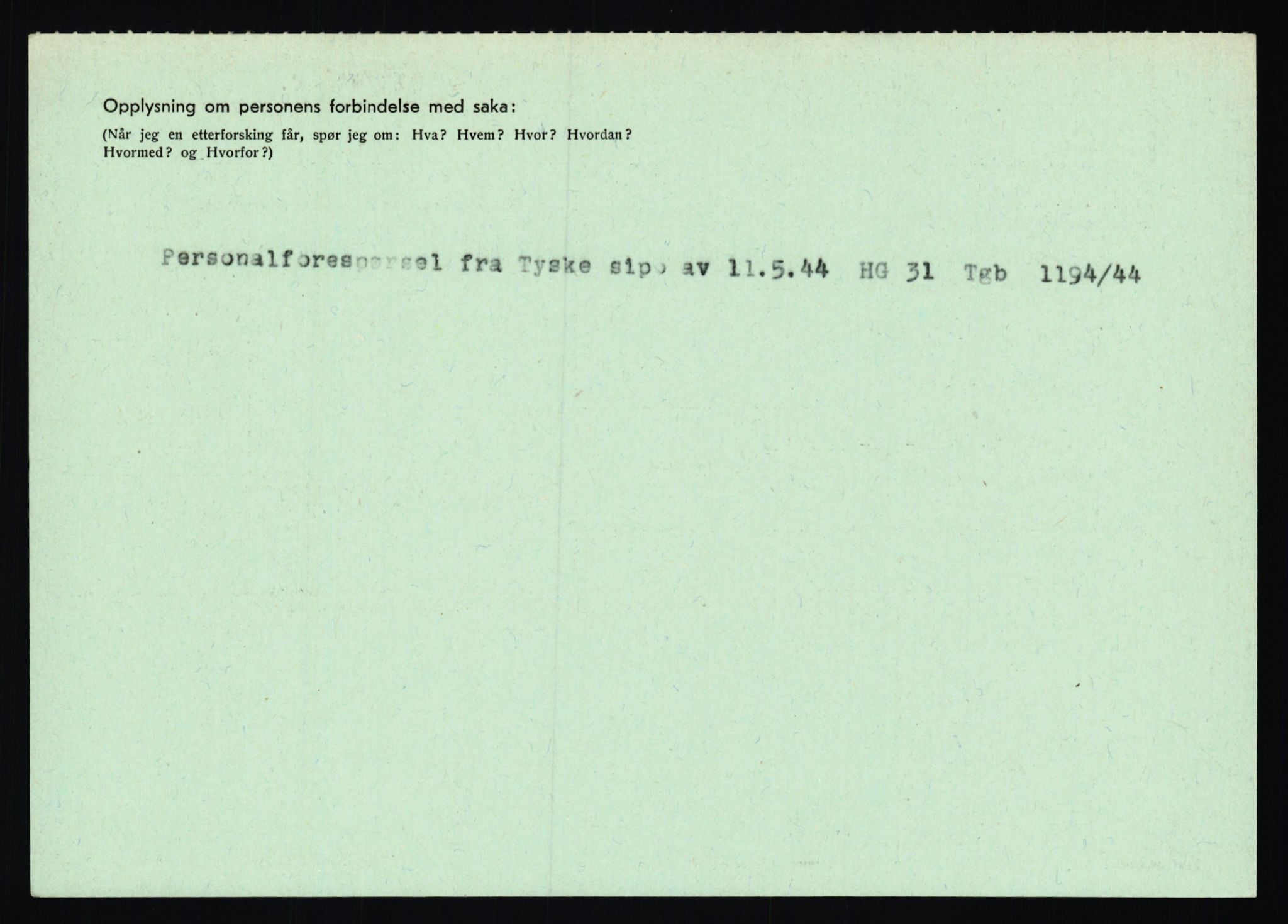 Statspolitiet - Hovedkontoret / Osloavdelingen, AV/RA-S-1329/C/Ca/L0006: Hanche - Hokstvedt, 1943-1945, s. 1709