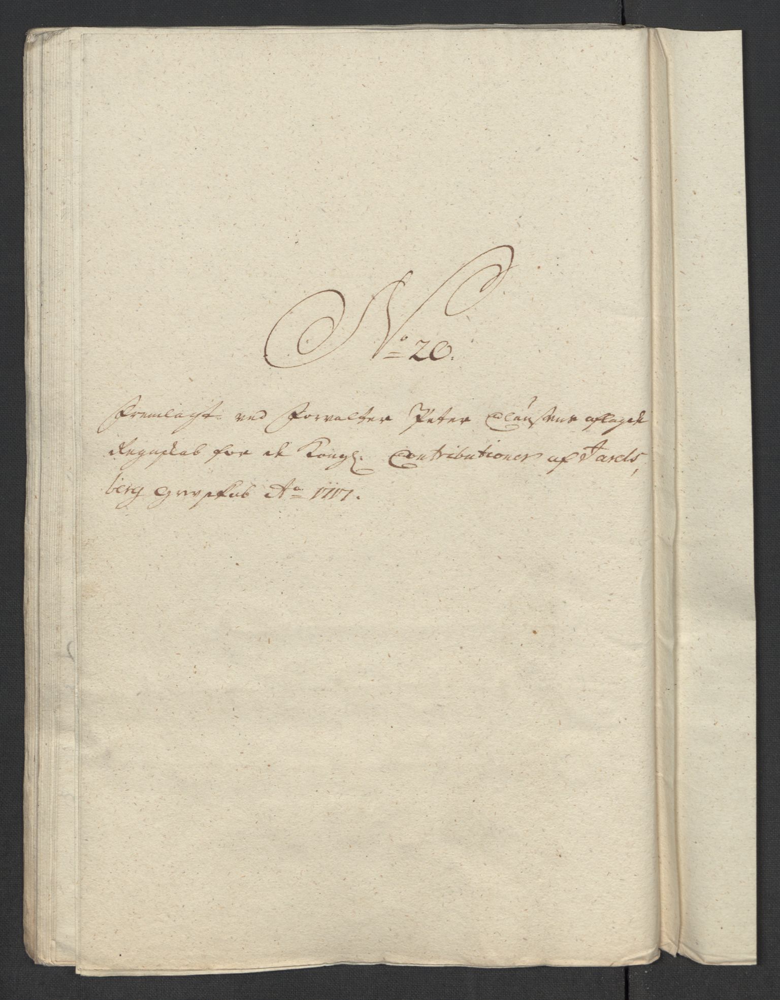 Rentekammeret inntil 1814, Reviderte regnskaper, Fogderegnskap, RA/EA-4092/R32/L1881: Fogderegnskap Jarlsberg grevskap, 1717, s. 339