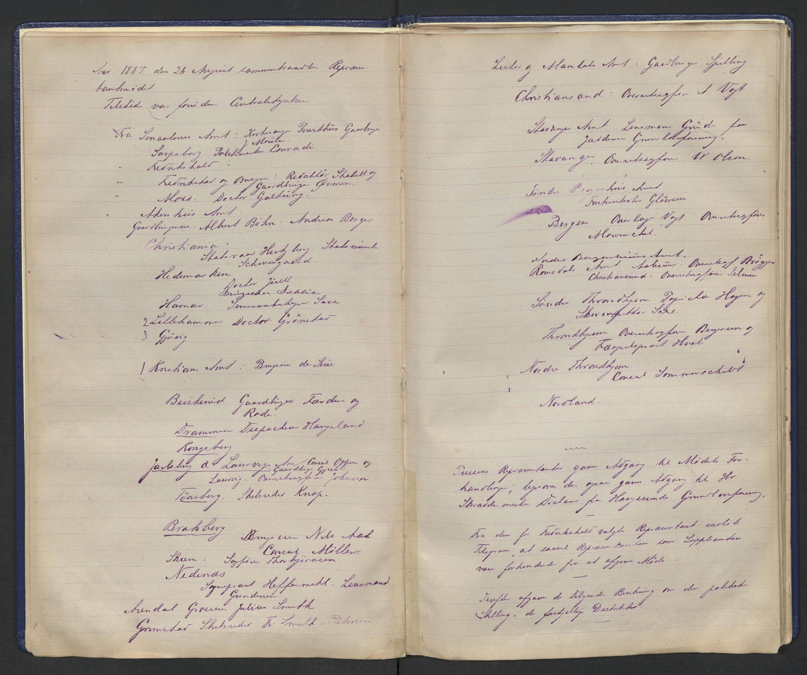 Høyres Hovedorganisasjon, RA/PA-0583/1/A/Aa/L0001: De konservative foreningers centralstyre. Referatprotokoll, 1884-1897, s. 12