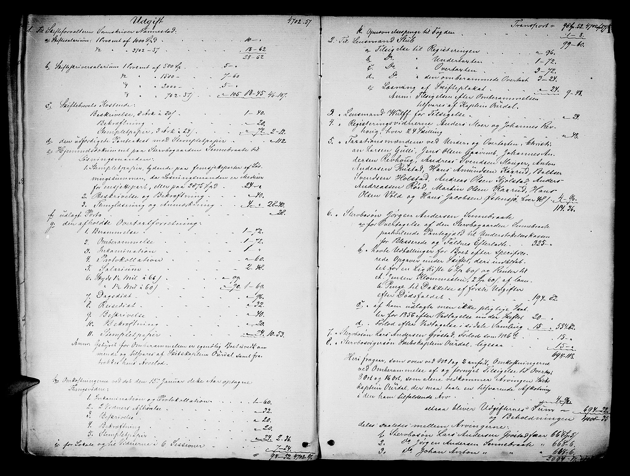 Follo sorenskriveri, AV/SAO-A-10274/H/He/L0003: Skifteutlodningsprotokoll, 1871-1885, s. 9b-10a