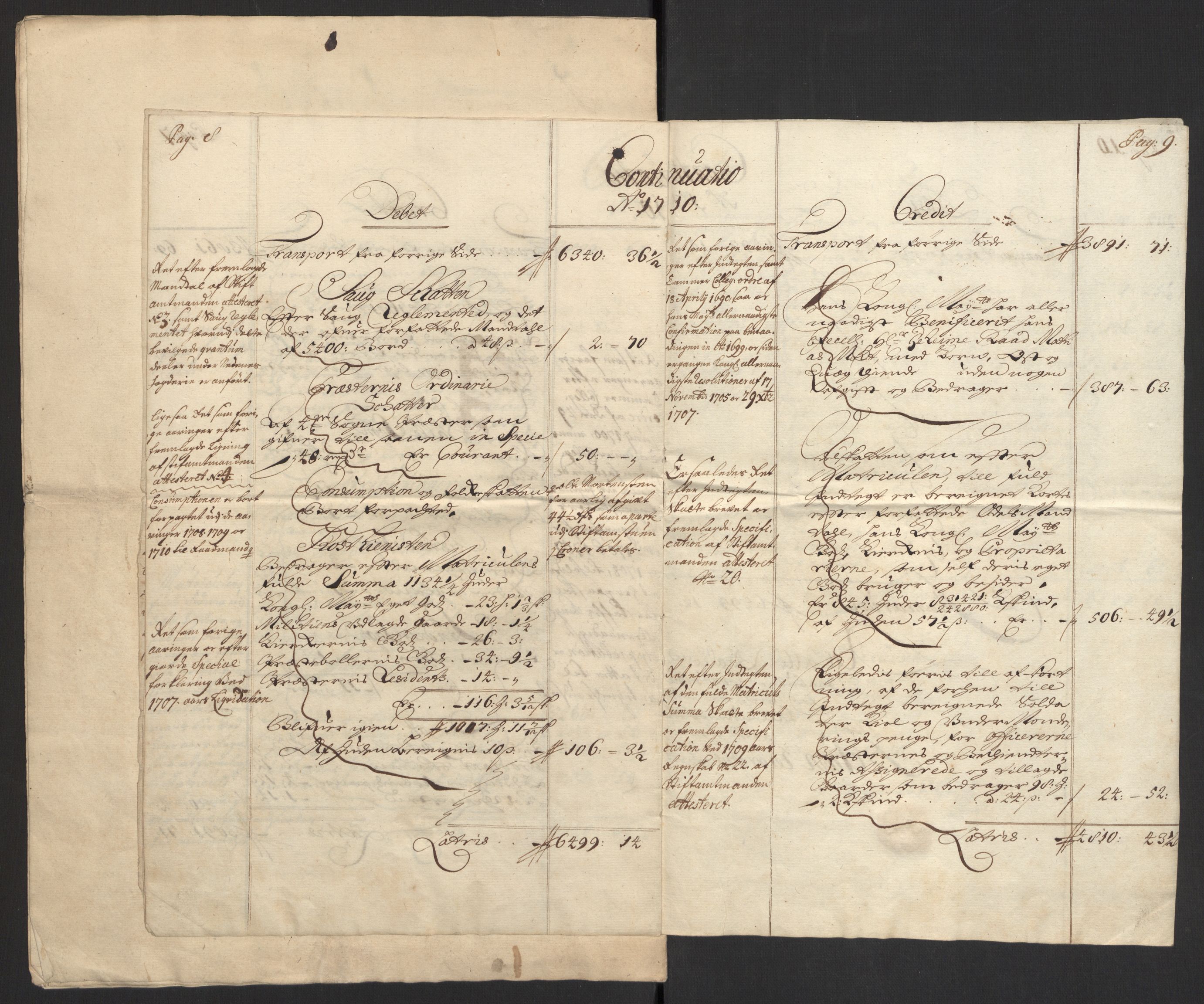 Rentekammeret inntil 1814, Reviderte regnskaper, Fogderegnskap, AV/RA-EA-4092/R40/L2449: Fogderegnskap Råbyggelag, 1709-1711, s. 108