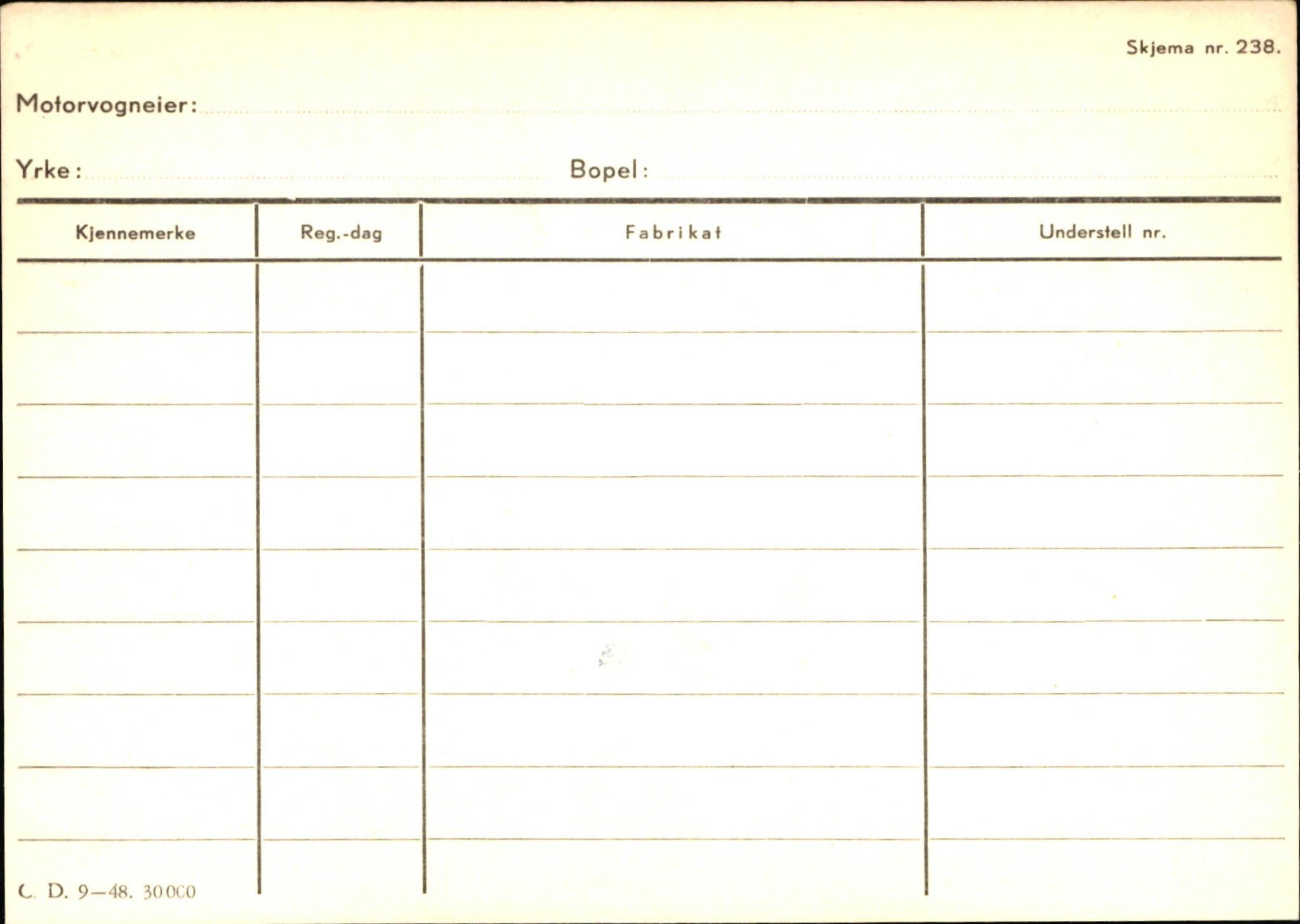 Statens vegvesen, Sogn og Fjordane vegkontor, SAB/A-5301/4/F/L0144: Registerkort Vågsøy A-R, 1945-1975, s. 1749