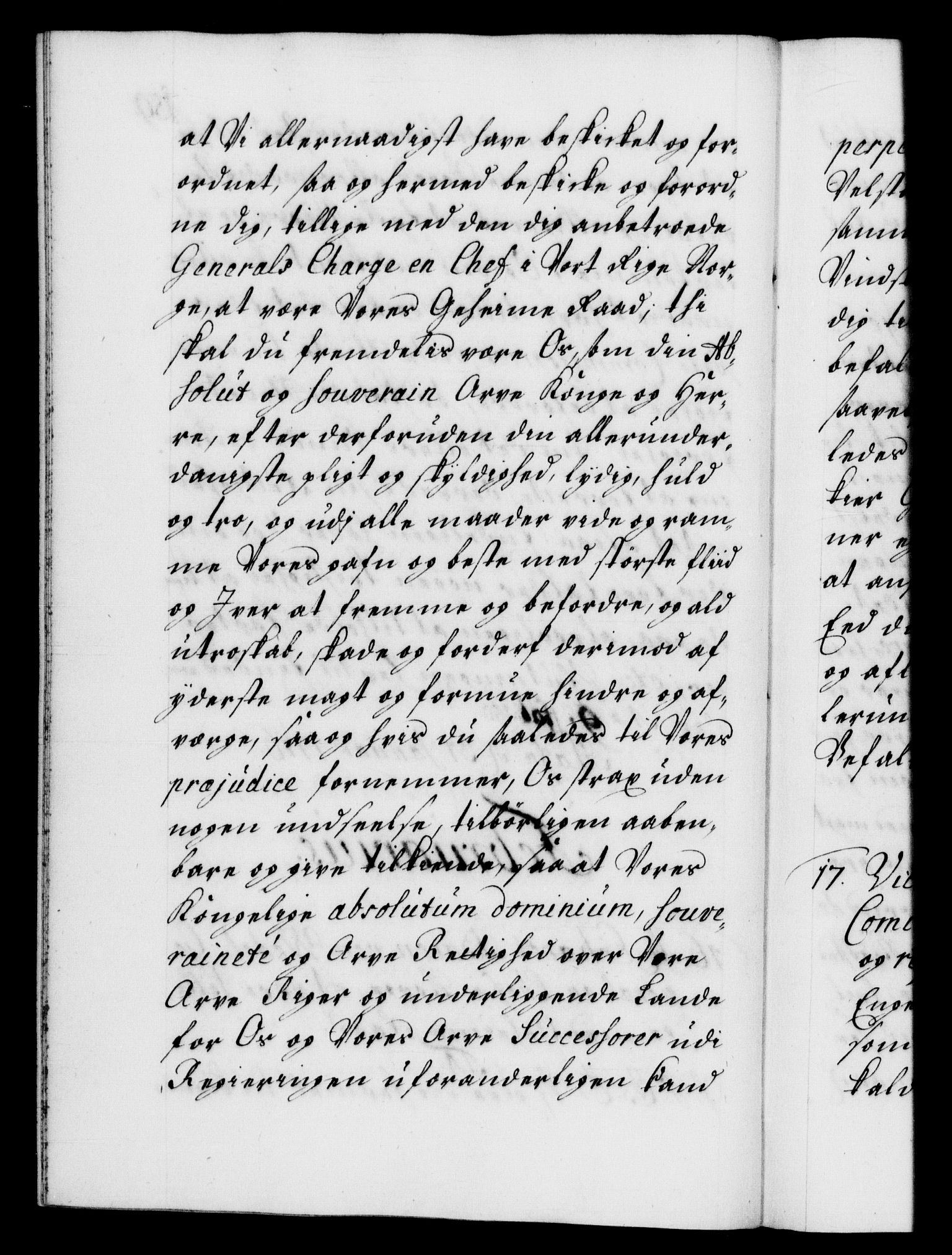 Danske Kanselli 1572-1799, AV/RA-EA-3023/F/Fc/Fca/Fcab/L0020: Norske tegnelser, 1715-1718, s. 189b