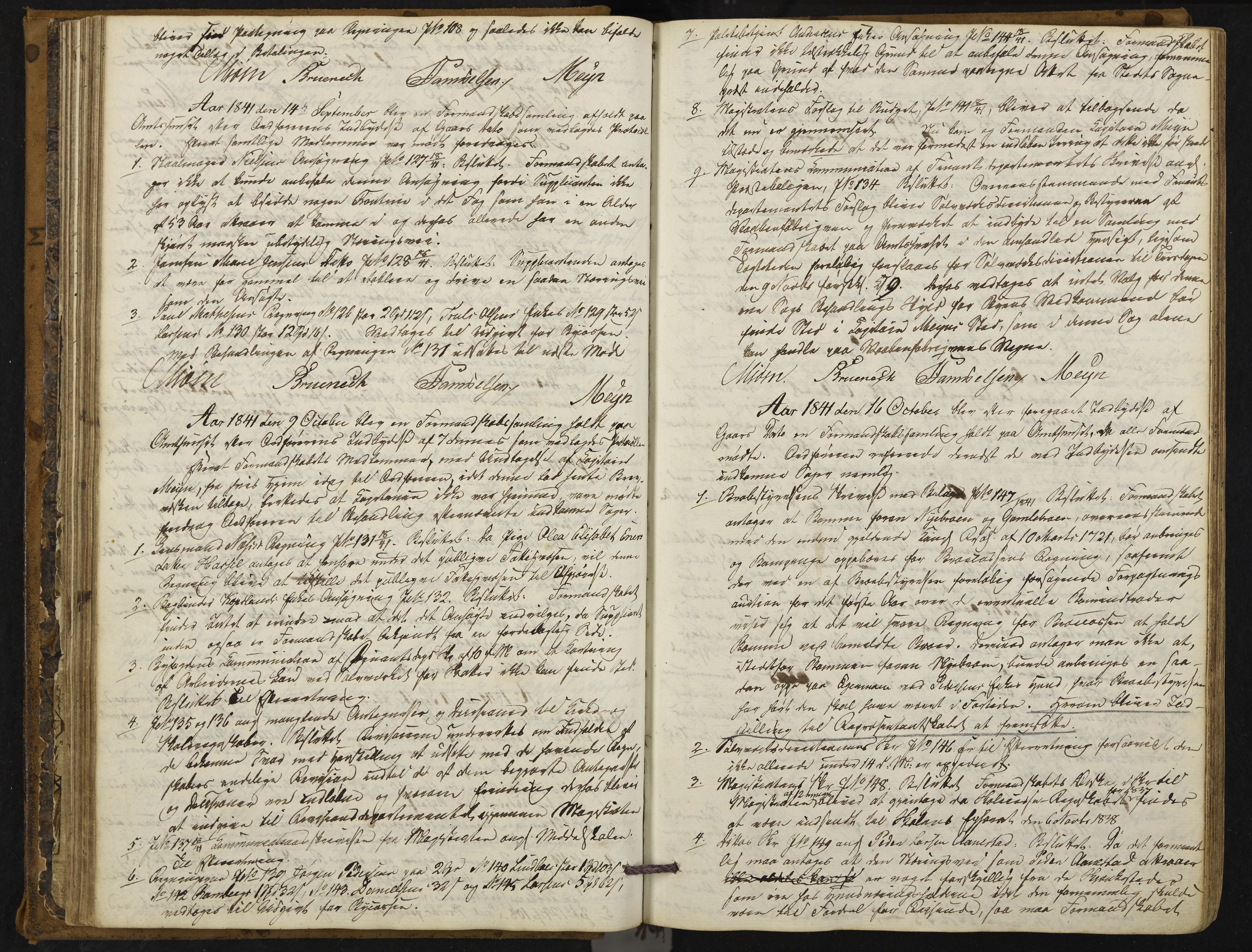 Kongsberg formannskap og sentraladministrasjon, IKAK/0604021-1/A/L0001: Møtebok med register, 1837-1849, s. 59