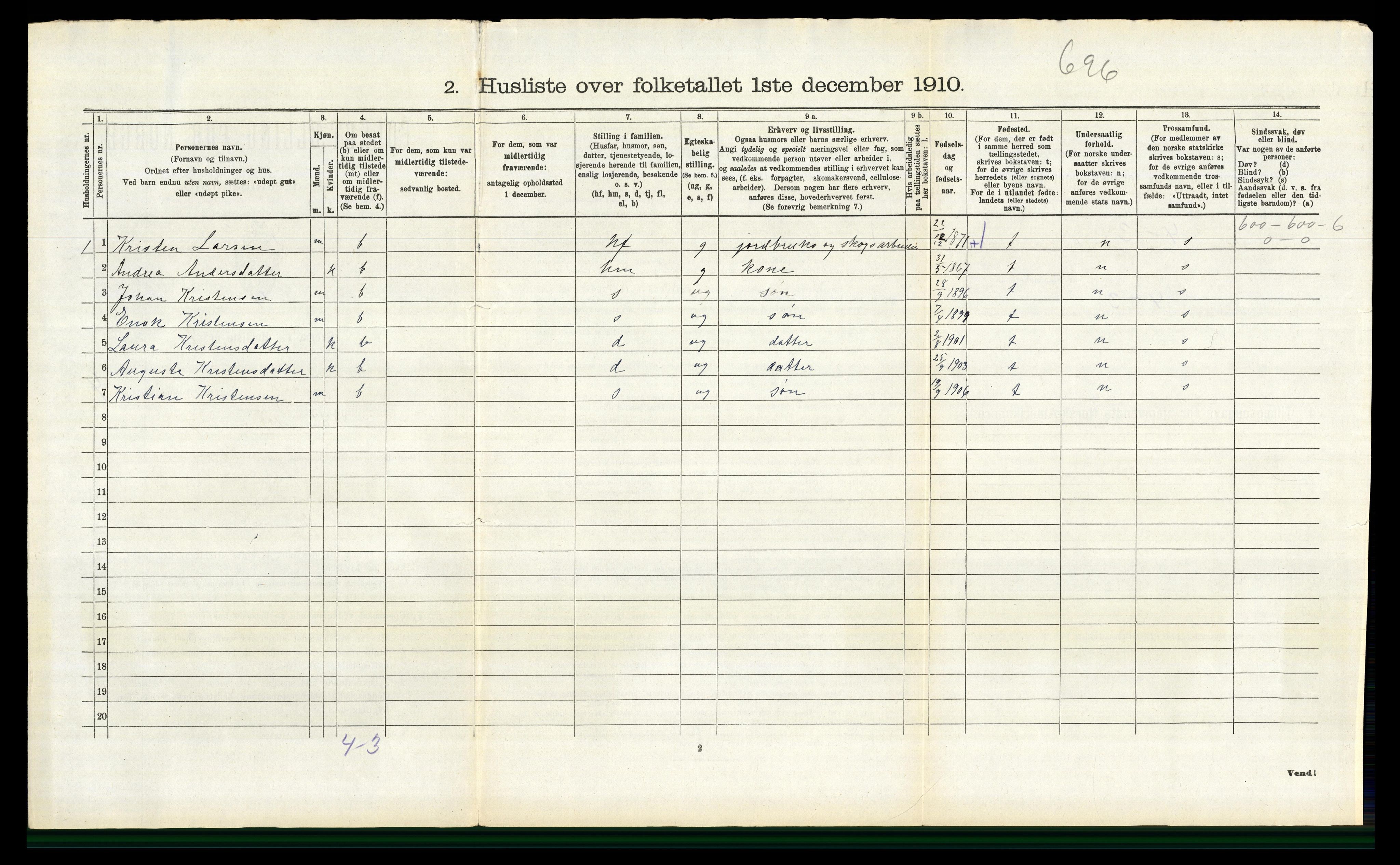 RA, Folketelling 1910 for 0416 Romedal herred, 1910, s. 938