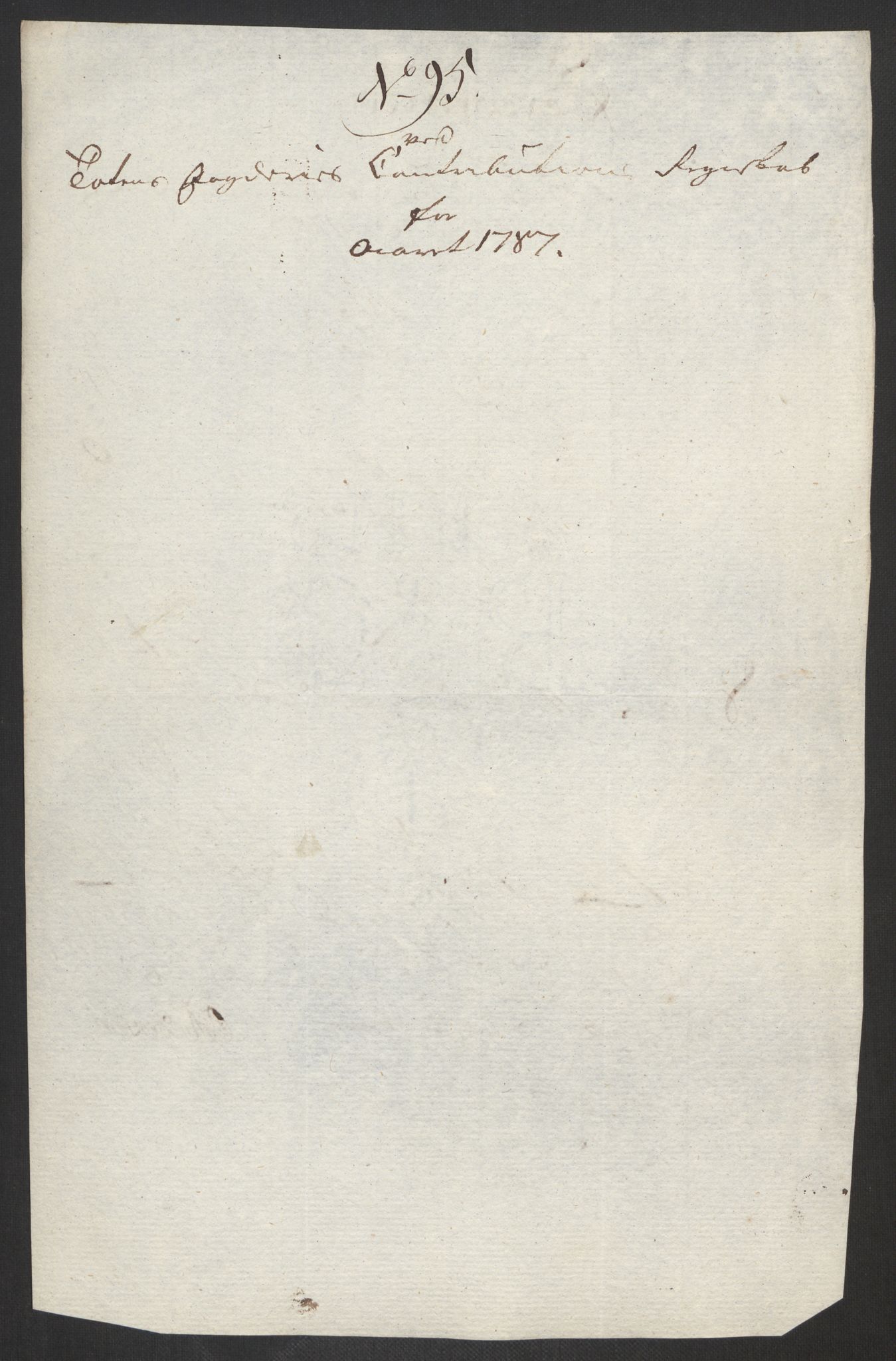 Rentekammeret inntil 1814, Reviderte regnskaper, Fogderegnskap, AV/RA-EA-4092/R19/L1374: Fogderegnskap Toten, Hadeland og Vardal, 1787, s. 283