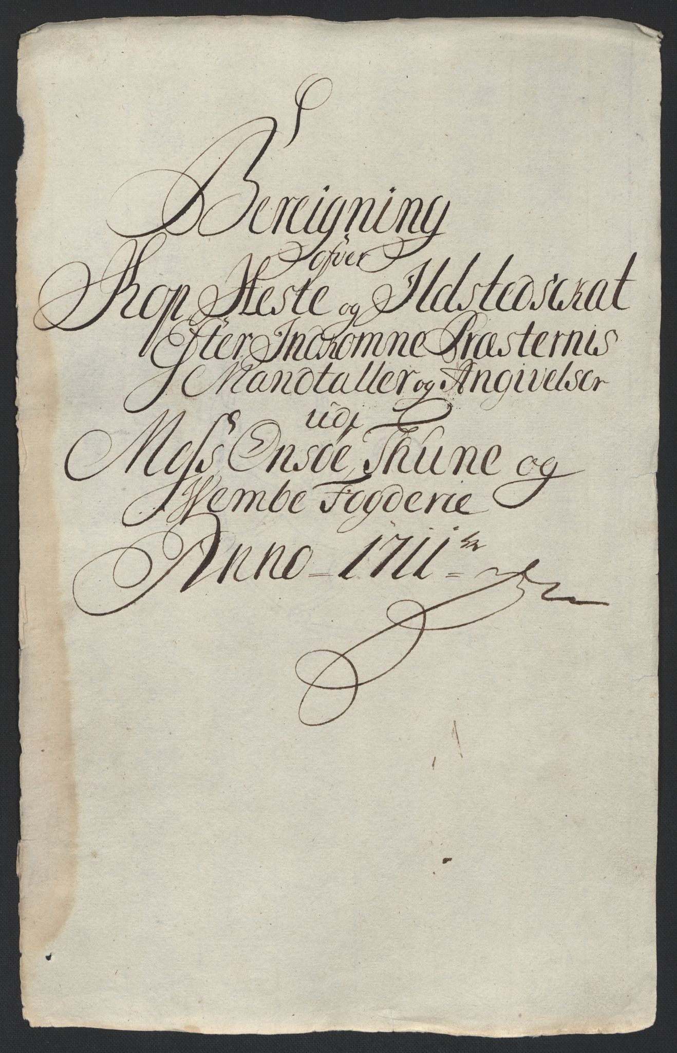 Rentekammeret inntil 1814, Reviderte regnskaper, Fogderegnskap, AV/RA-EA-4092/R04/L0136: Fogderegnskap Moss, Onsøy, Tune, Veme og Åbygge, 1711, s. 60