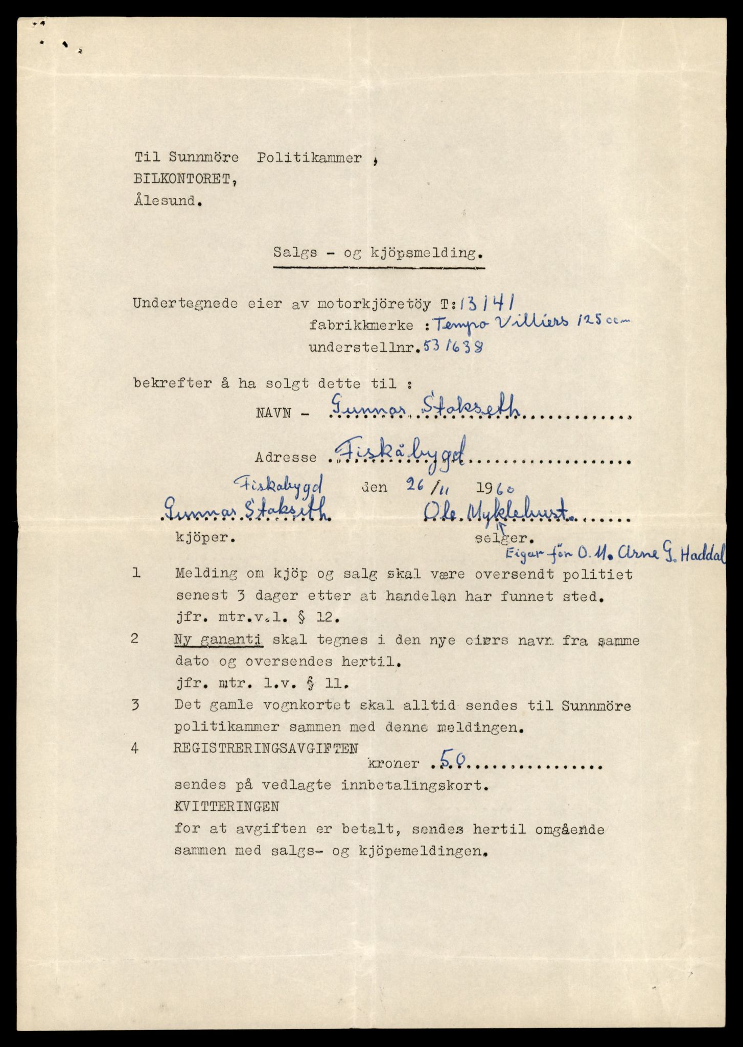 Møre og Romsdal vegkontor - Ålesund trafikkstasjon, SAT/A-4099/F/Fe/L0037: Registreringskort for kjøretøy T 13031 - T 13179, 1927-1998, s. 2181