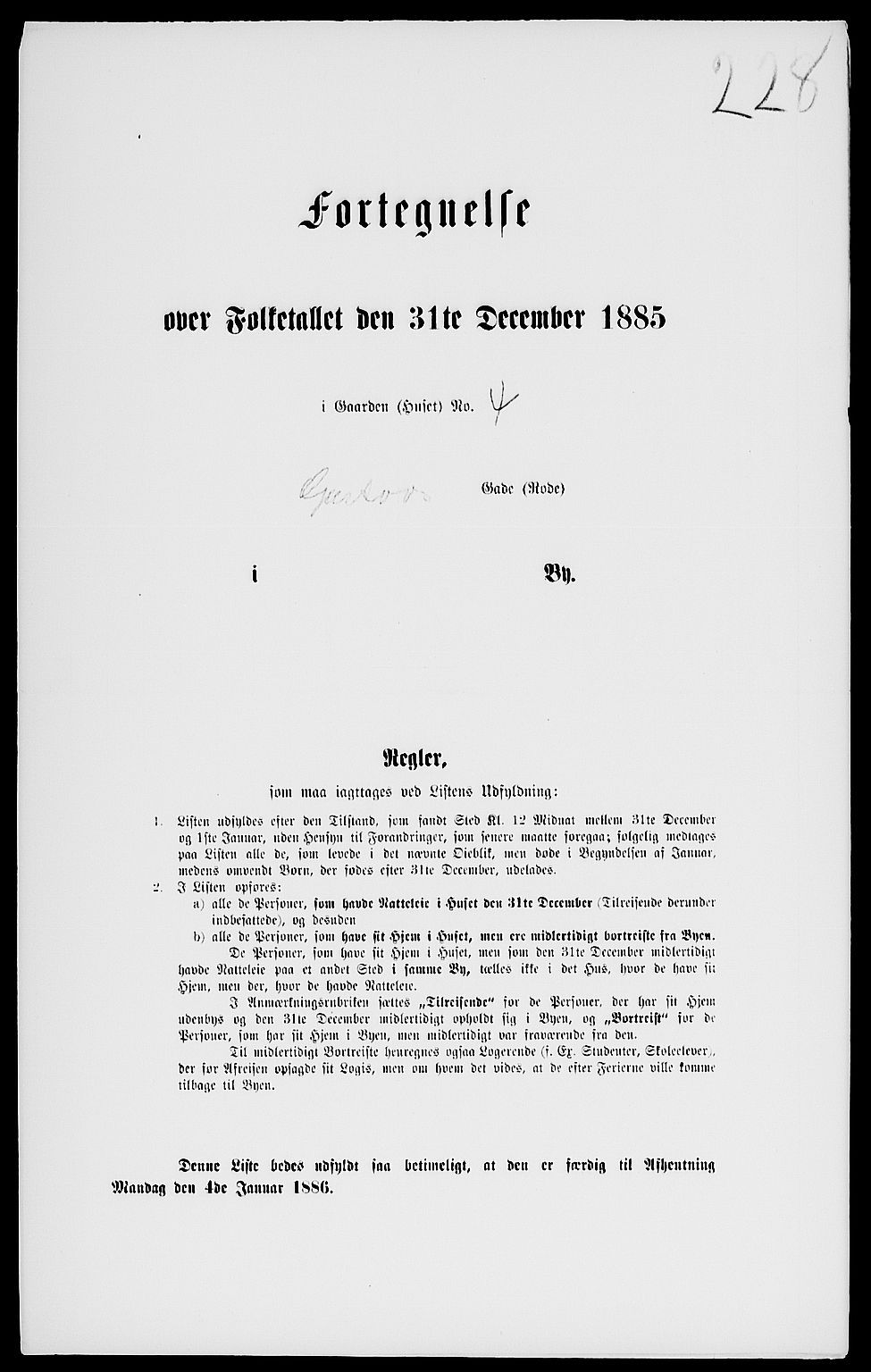 RA, Folketelling 1885 for 0301 Kristiania kjøpstad, 1885, s. 2946