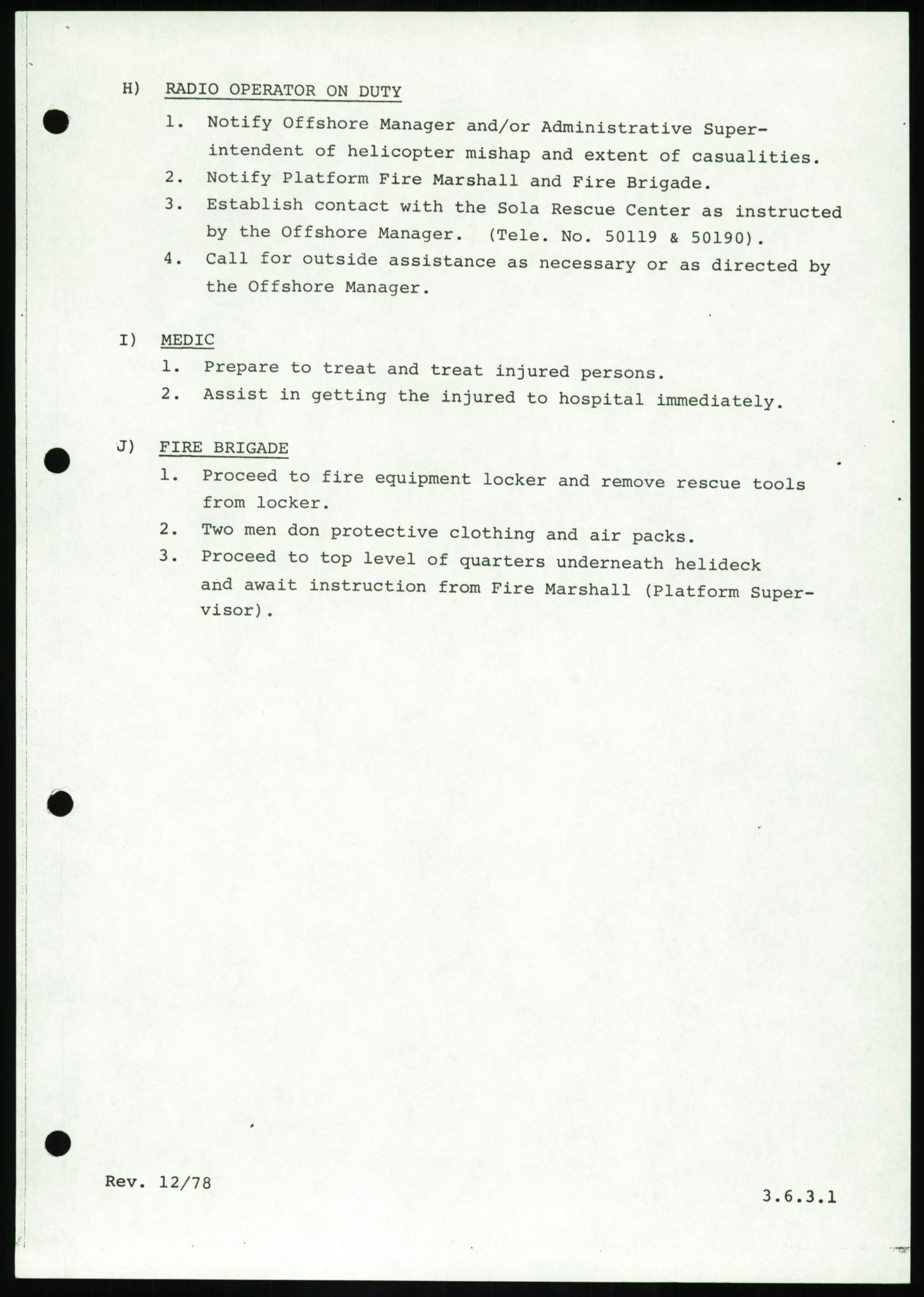Justisdepartementet, Granskningskommisjonen ved Alexander Kielland-ulykken 27.3.1980, AV/RA-S-1165/D/L0016: O Beredskapsplaner (Doku.liste + O1-O3 av 3), 1980-1981, s. 130