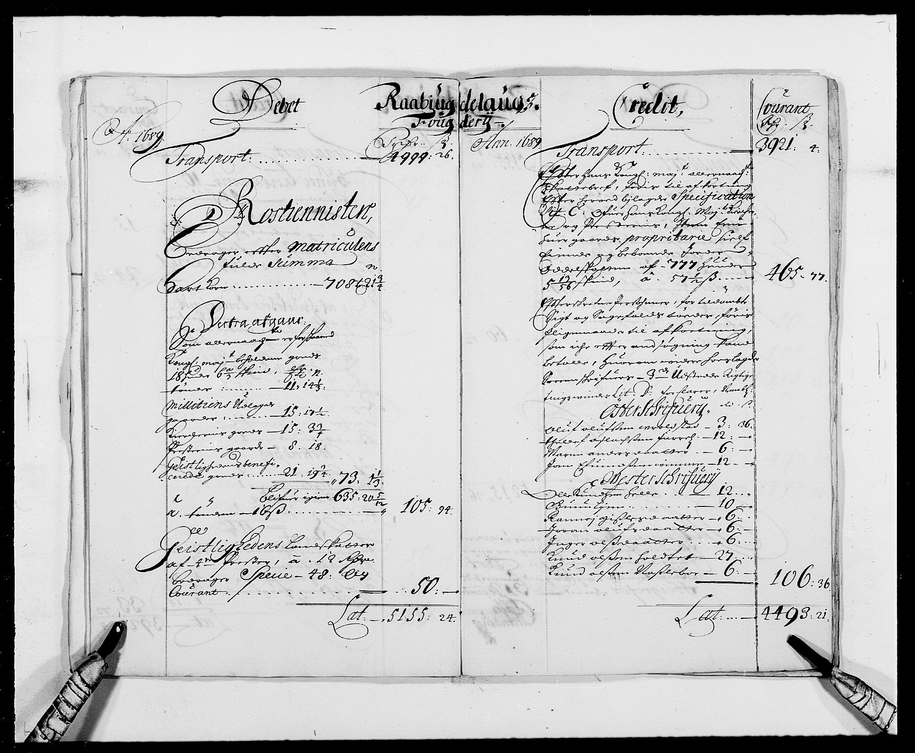 Rentekammeret inntil 1814, Reviderte regnskaper, Fogderegnskap, RA/EA-4092/R40/L2442: Fogderegnskap Råbyggelag, 1689-1690, s. 21
