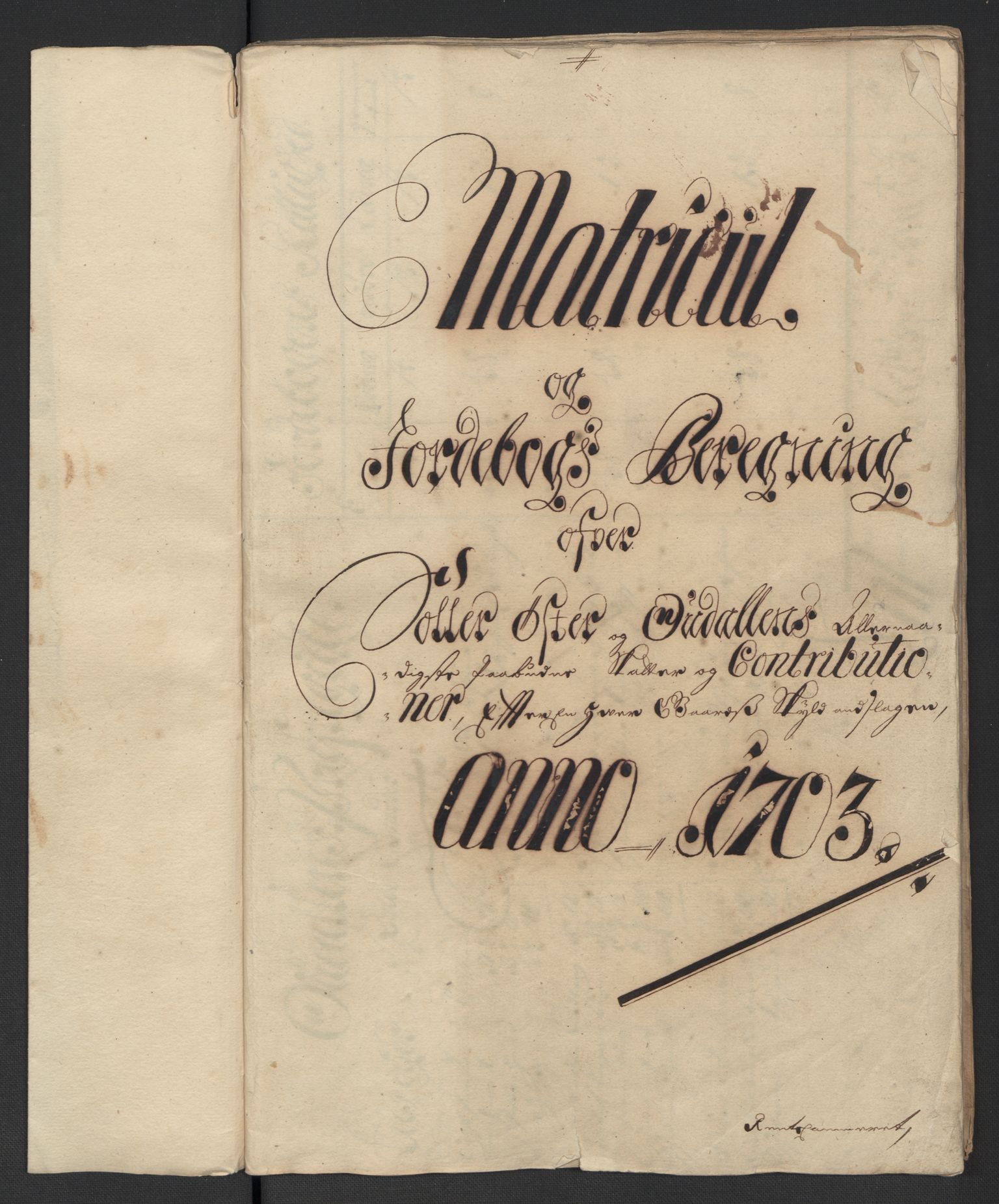 Rentekammeret inntil 1814, Reviderte regnskaper, Fogderegnskap, RA/EA-4092/R13/L0841: Fogderegnskap Solør, Odal og Østerdal, 1703, s. 103