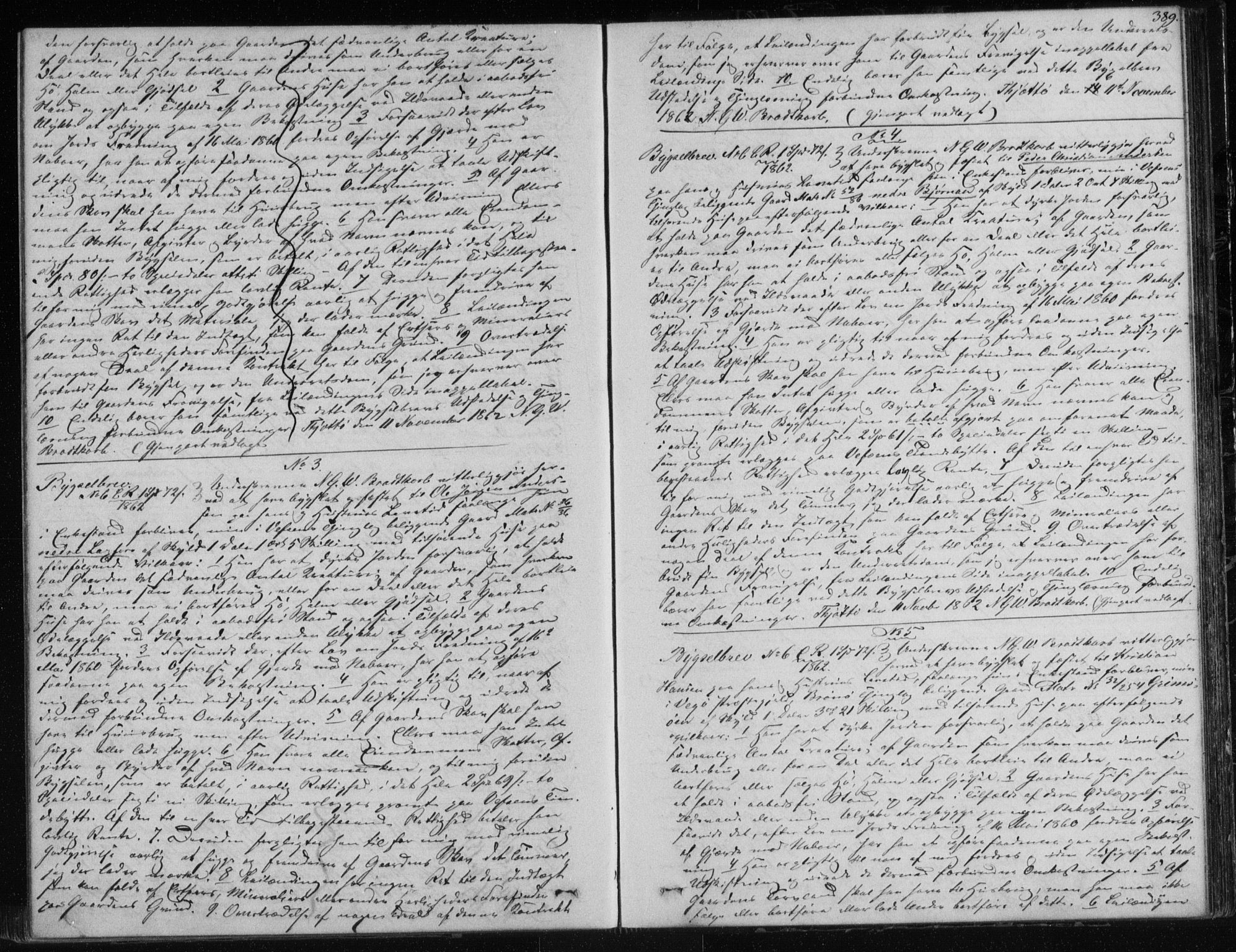 Søndre Helgeland sorenskriveri, AV/SAT-A-4575/1/2/2C/L0001: Pantebok nr. 12, 1860-1864, s. 389
