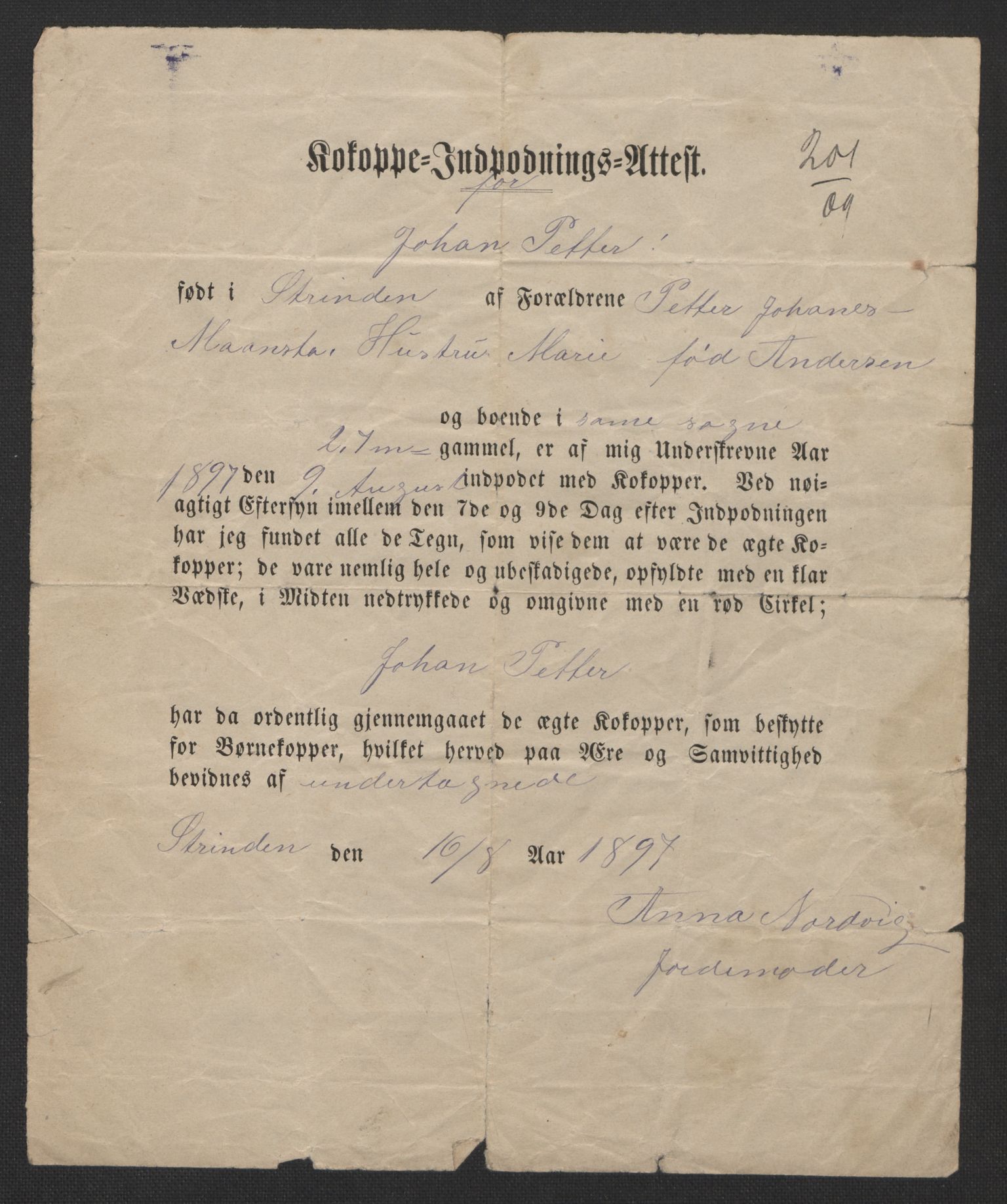 Falstad skolehjem, AV/RA-S-1676/E/Eb/L0009: Elevmapper løpenr. 189-209, 1909-1916, s. 319