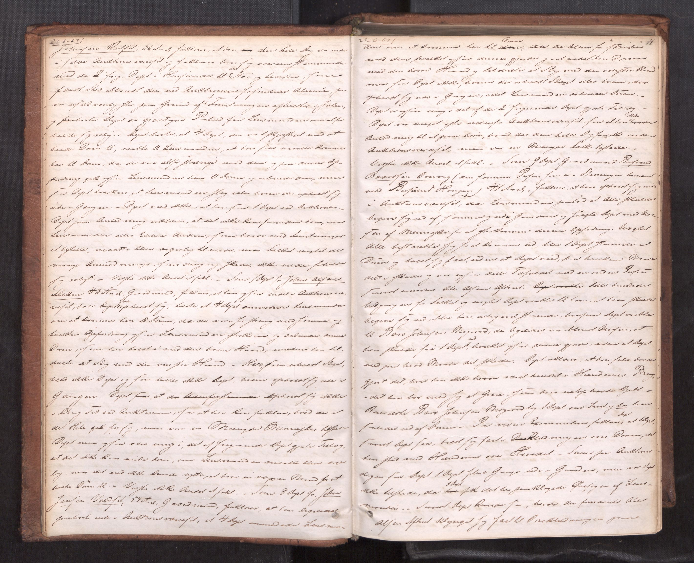 Strinda og Selbu sorenskriveri, AV/SAT-A-0015/1/1B/L0011: Ekstrarettsprot. 9, 1863-1873, s. 10b-11a