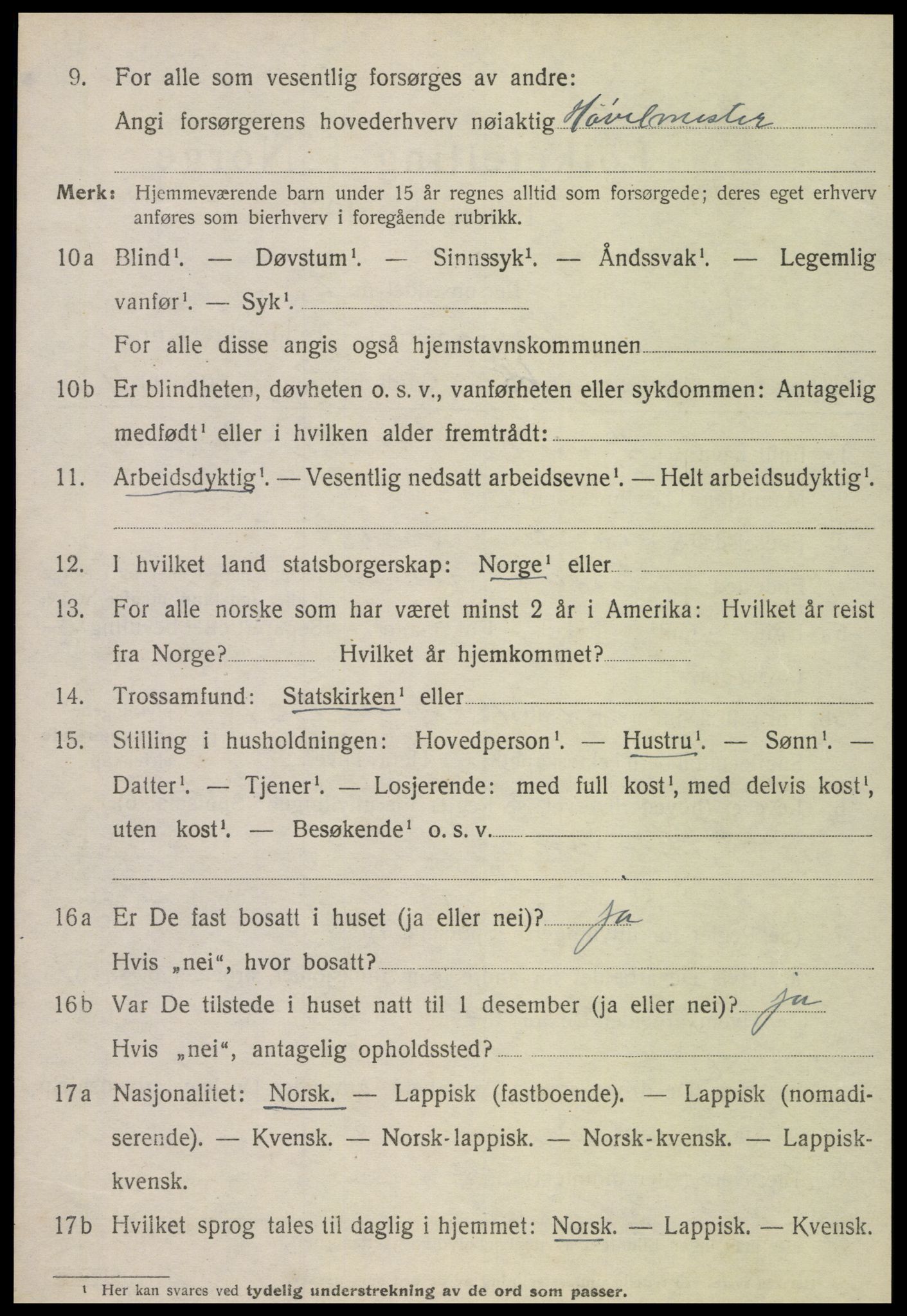 SAT, Folketelling 1920 for 1746 Klinga herred, 1920, s. 1382