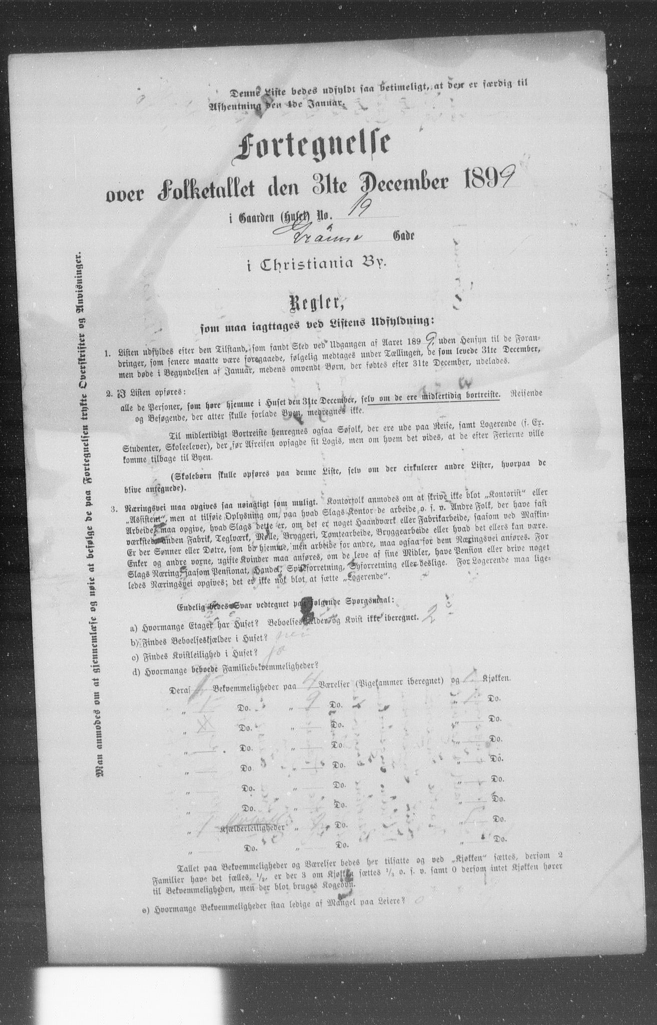 OBA, Kommunal folketelling 31.12.1899 for Kristiania kjøpstad, 1899, s. 4357