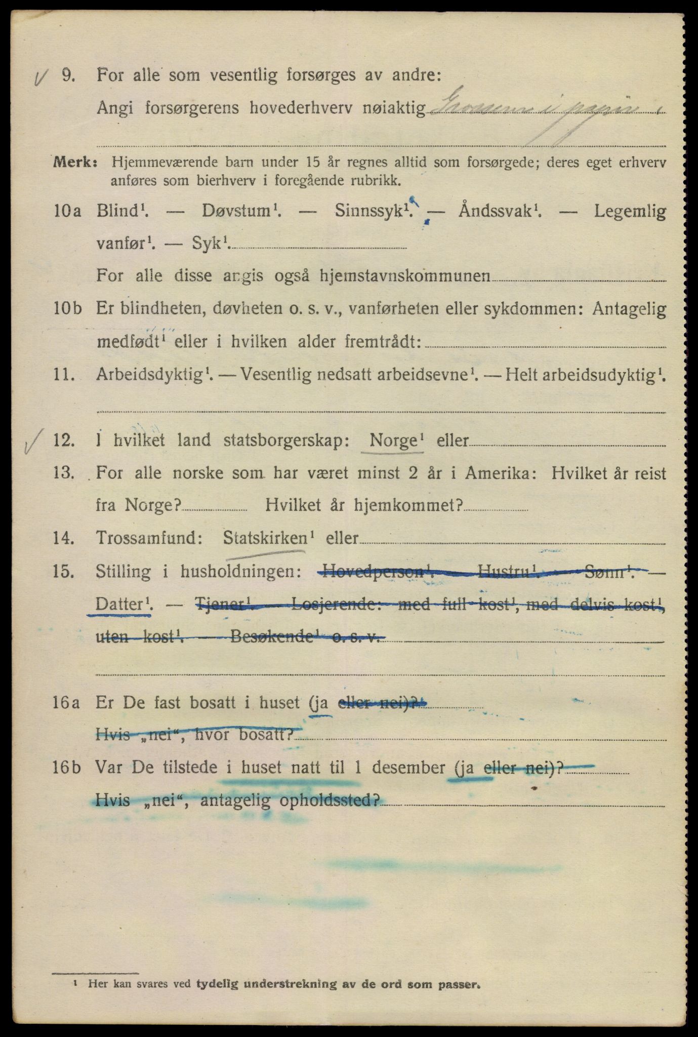 SAO, Folketelling 1920 for 0301 Kristiania kjøpstad, 1920, s. 590834