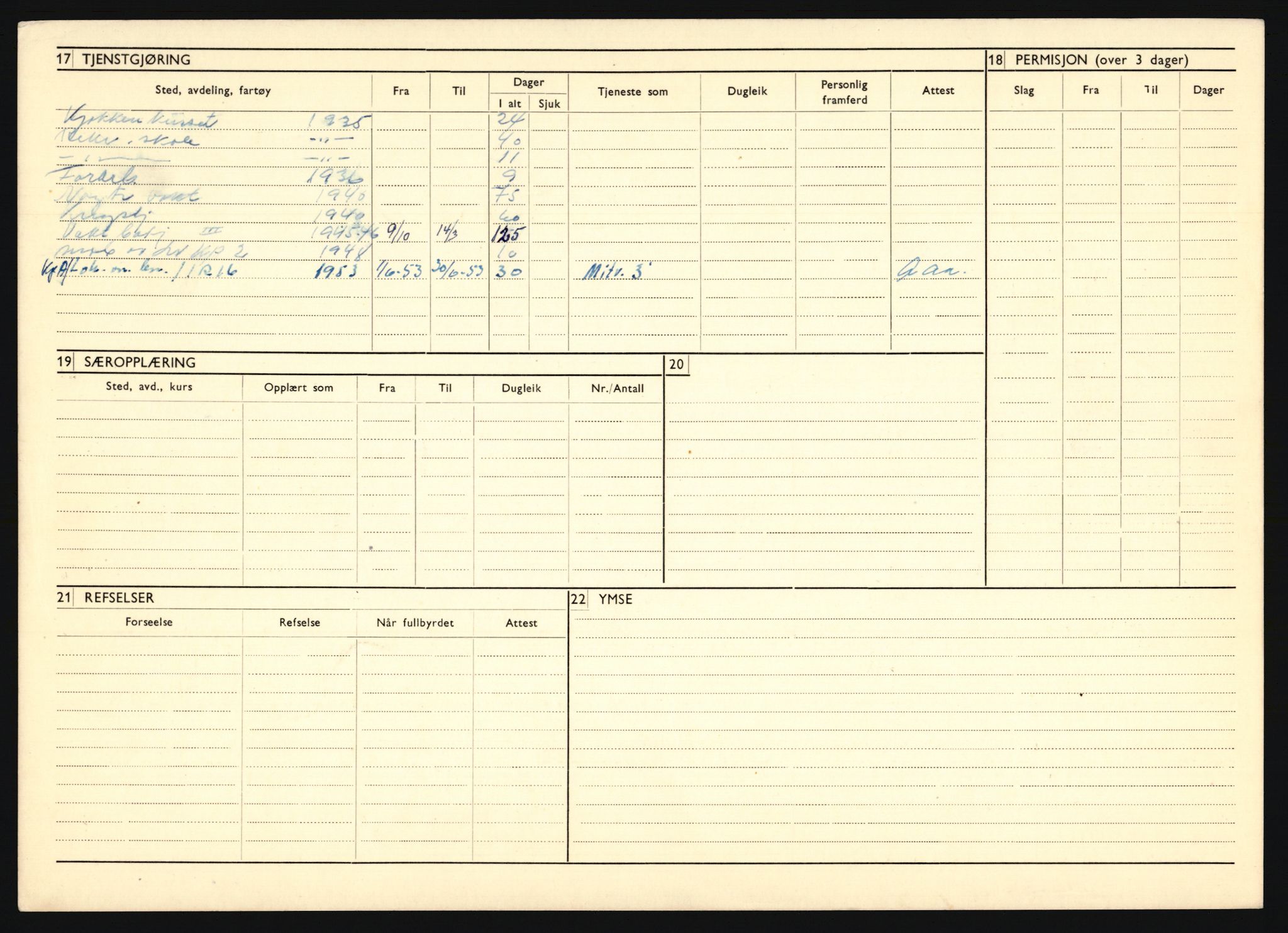 Forsvaret, Troms infanteriregiment nr. 16, AV/RA-RAFA-3146/P/Pa/L0019: Rulleblad for regimentets menige mannskaper, årsklasse 1935, 1935, s. 1014