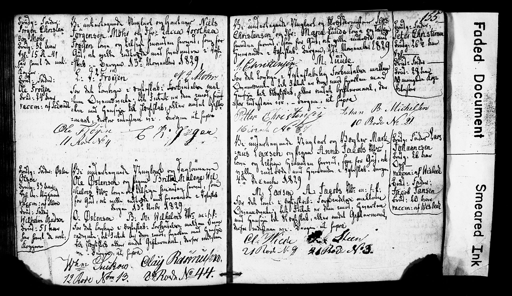 Domkirken sokneprestembete, SAB/A-74801: Forlovererklæringer nr. II.5.2, 1820-1832, s. 155