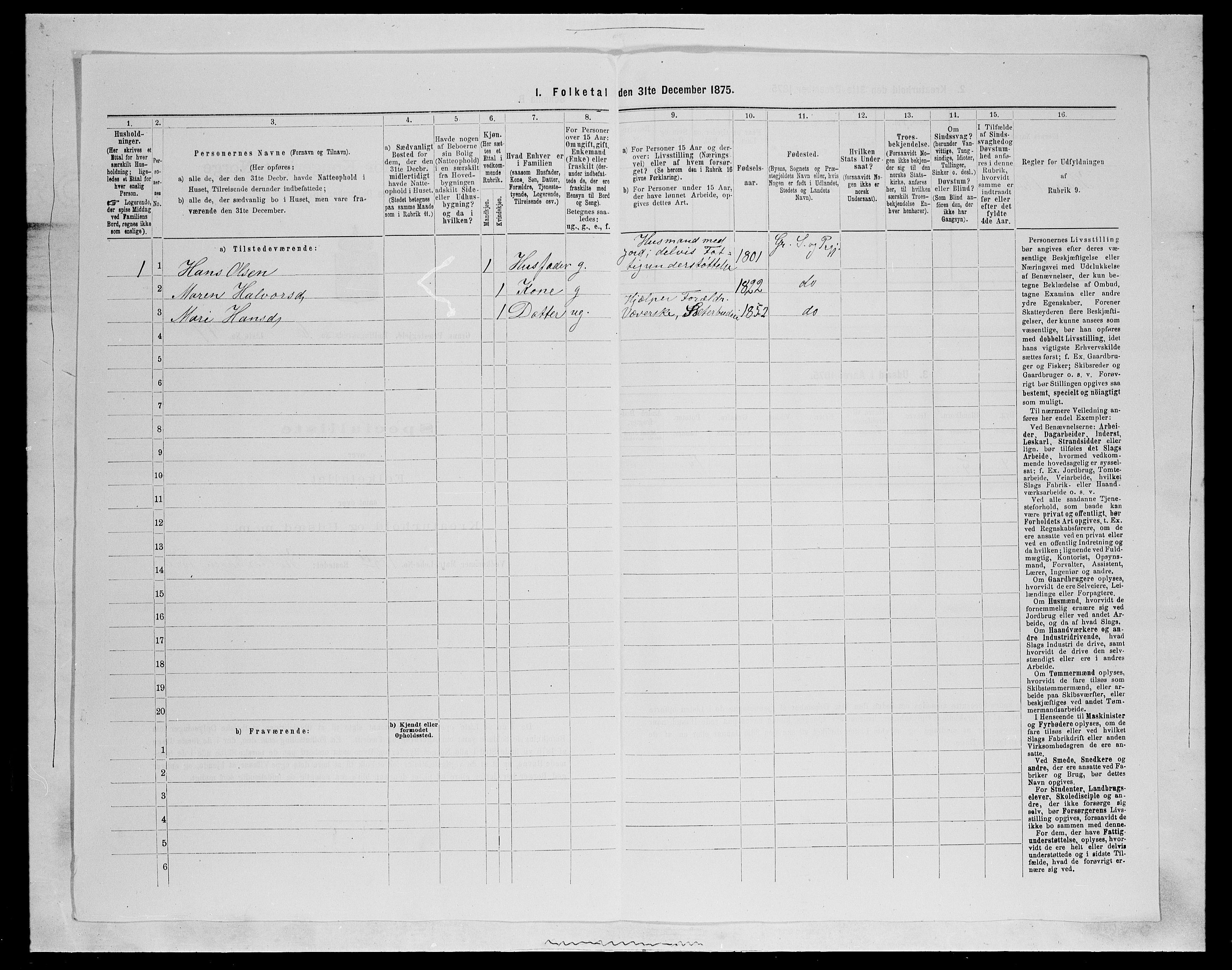 SAH, Folketelling 1875 for 0534P Gran prestegjeld, 1875, s. 1114
