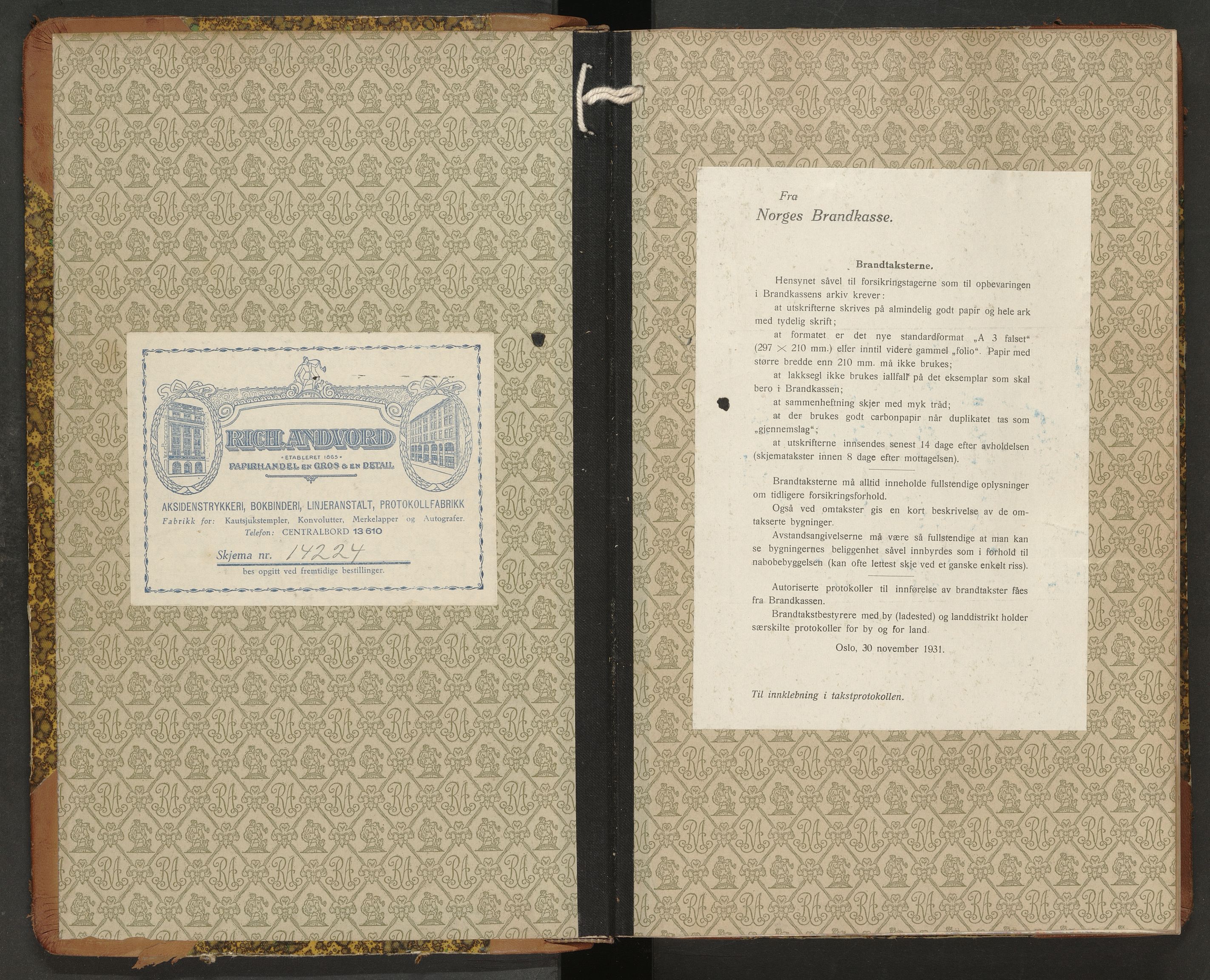Hurum lensmannskontor, AV/SAKO-A-505/Y/Yb/Ybb/L0002: Skjematakstprotokoll, 1932-1936