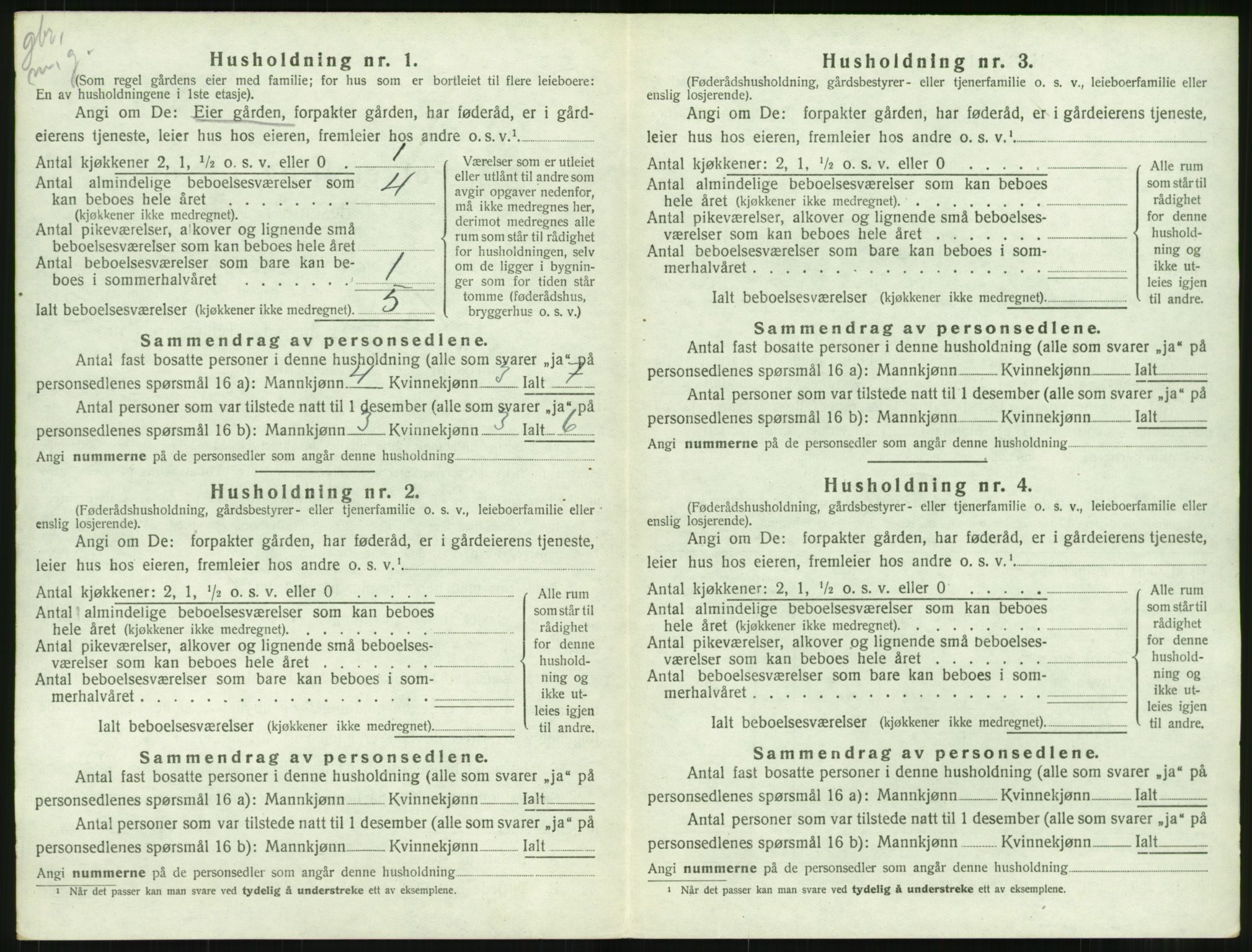 SAT, Folketelling 1920 for 1549 Bud herred, 1920, s. 411