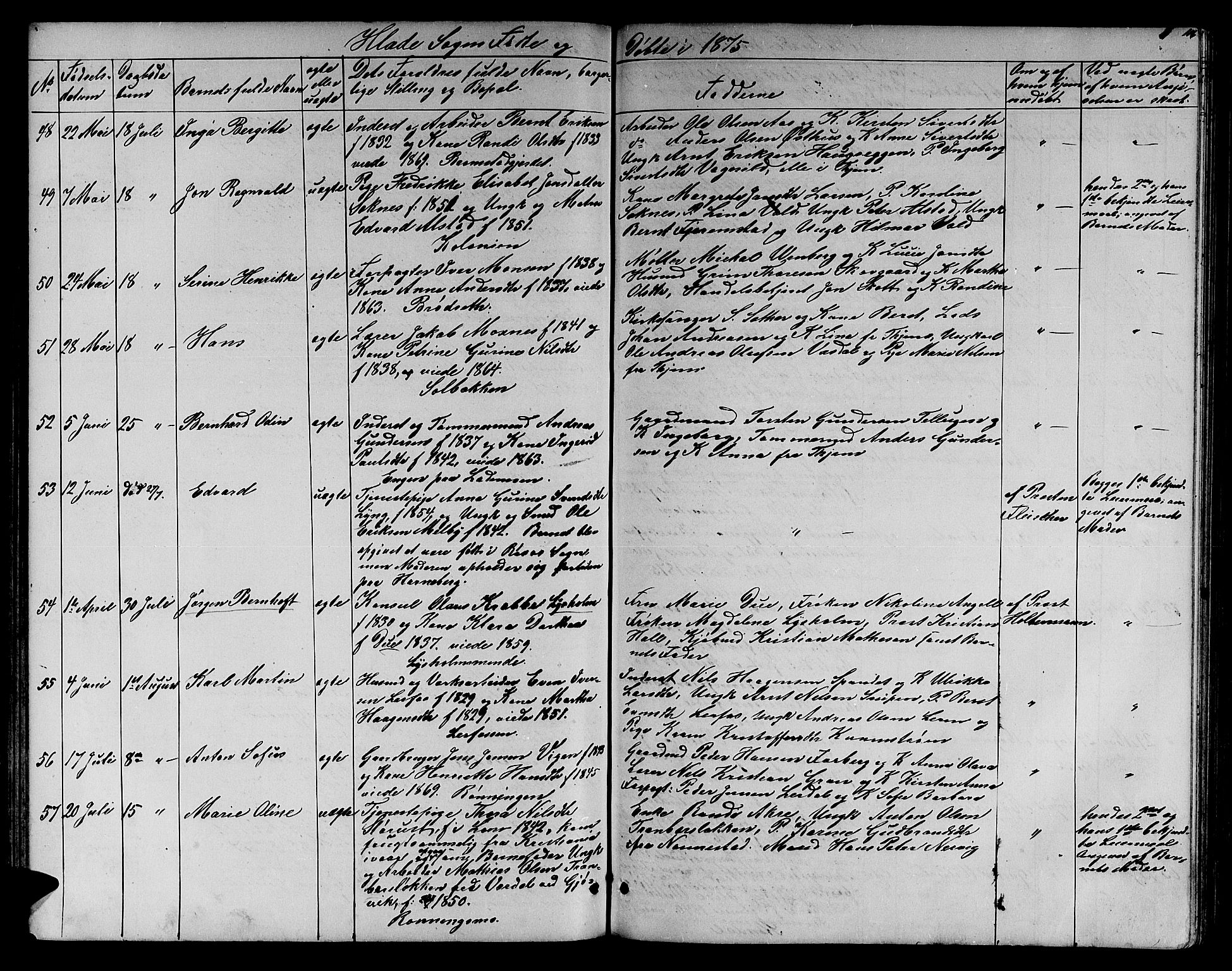 Ministerialprotokoller, klokkerbøker og fødselsregistre - Sør-Trøndelag, SAT/A-1456/606/L0311: Klokkerbok nr. 606C07, 1860-1877, s. 116
