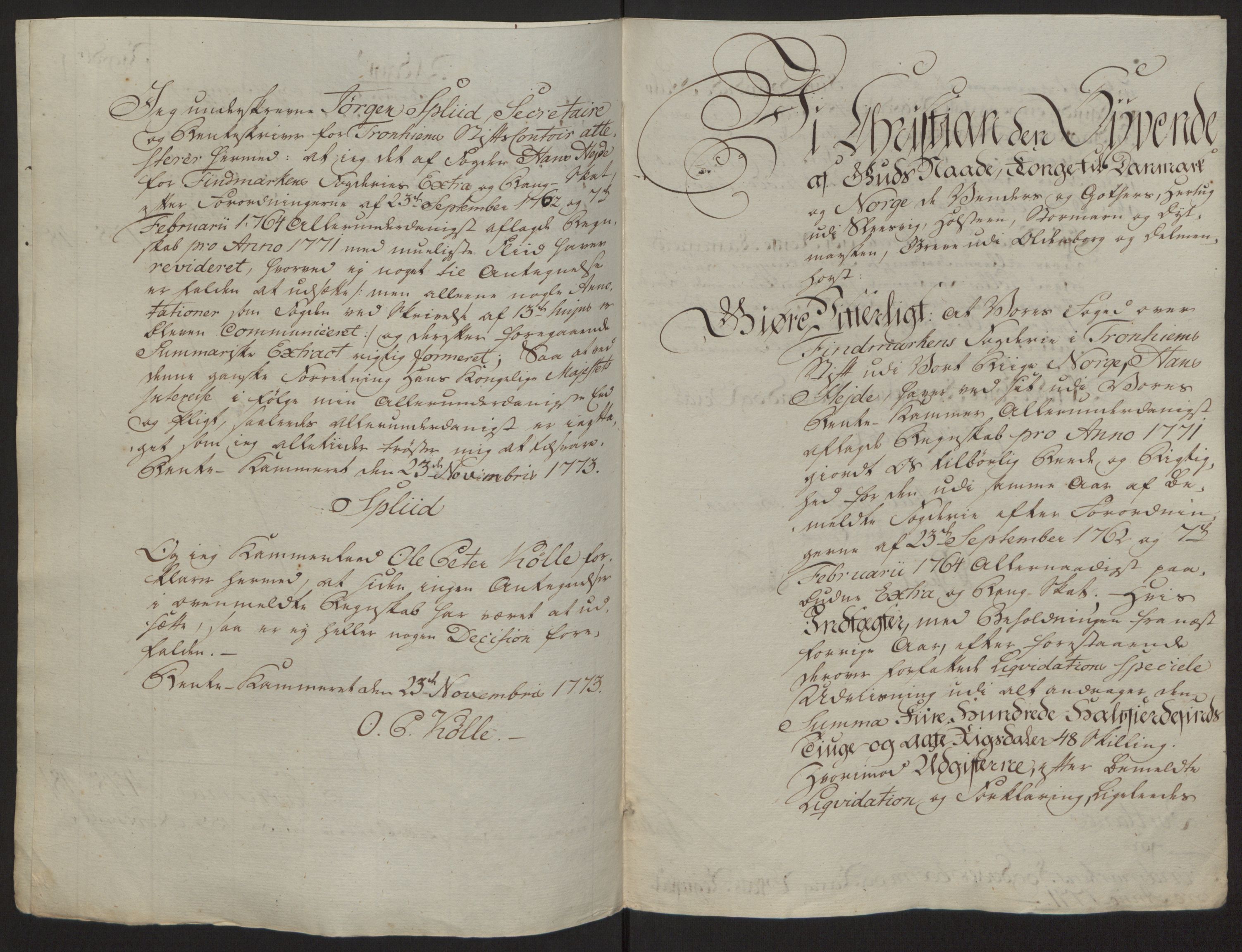 Rentekammeret inntil 1814, Reviderte regnskaper, Fogderegnskap, RA/EA-4092/R69/L4910: Ekstraskatten  Finnmark/Vardøhus, 1762-1772, s. 413