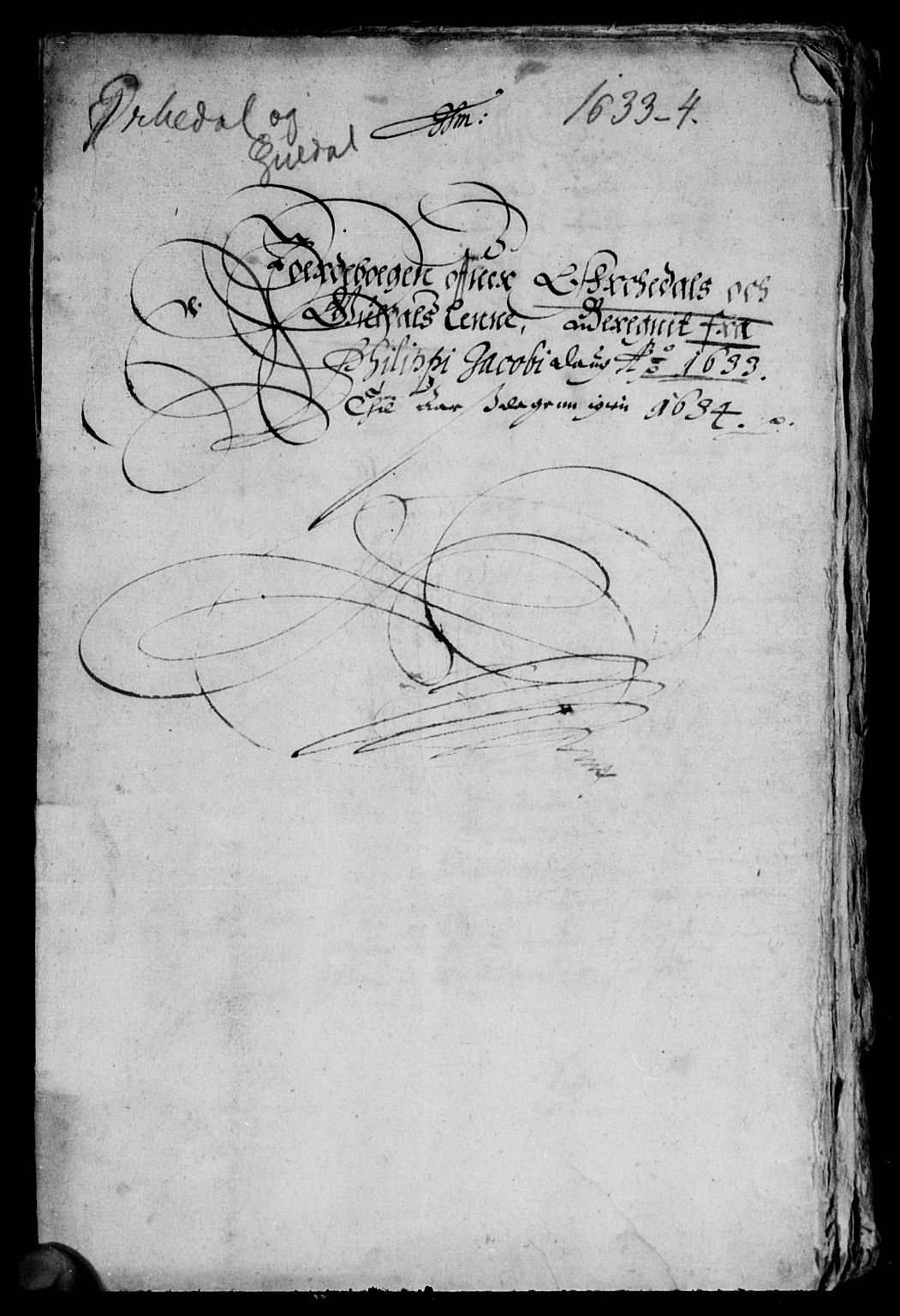 Rentekammeret inntil 1814, Reviderte regnskaper, Lensregnskaper, AV/RA-EA-5023/R/Rb/Rbw/L0052: Trondheim len, 1633-1634