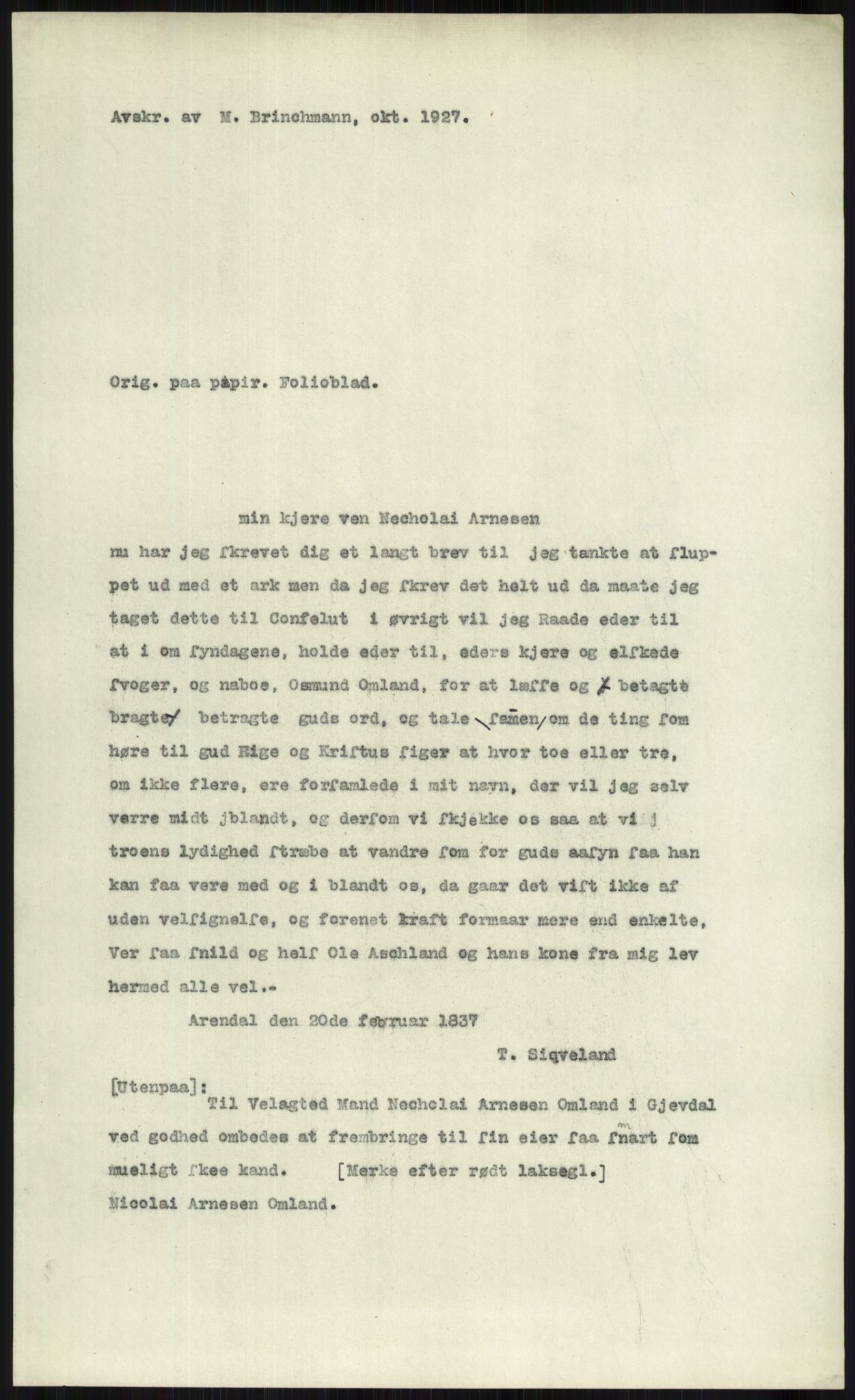 Samlinger til kildeutgivelse, Diplomavskriftsamlingen, AV/RA-EA-4053/H/Ha, s. 755
