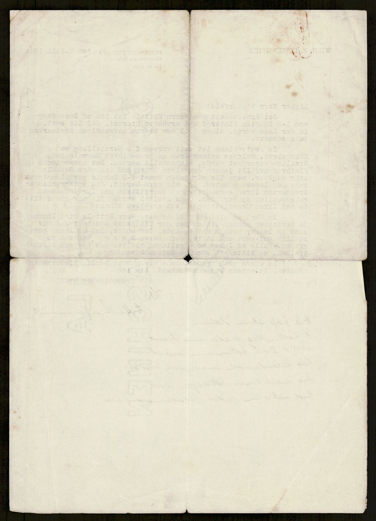 Tyske arkiver, Reichskommissariat, AV/RA-RAFA-2174/E/Ei/L0002/0004: Dokumentsamling / Dokumenter etter Hans Winterfeldt, Deutsche Wochenschau , 1942-1944, s. 733