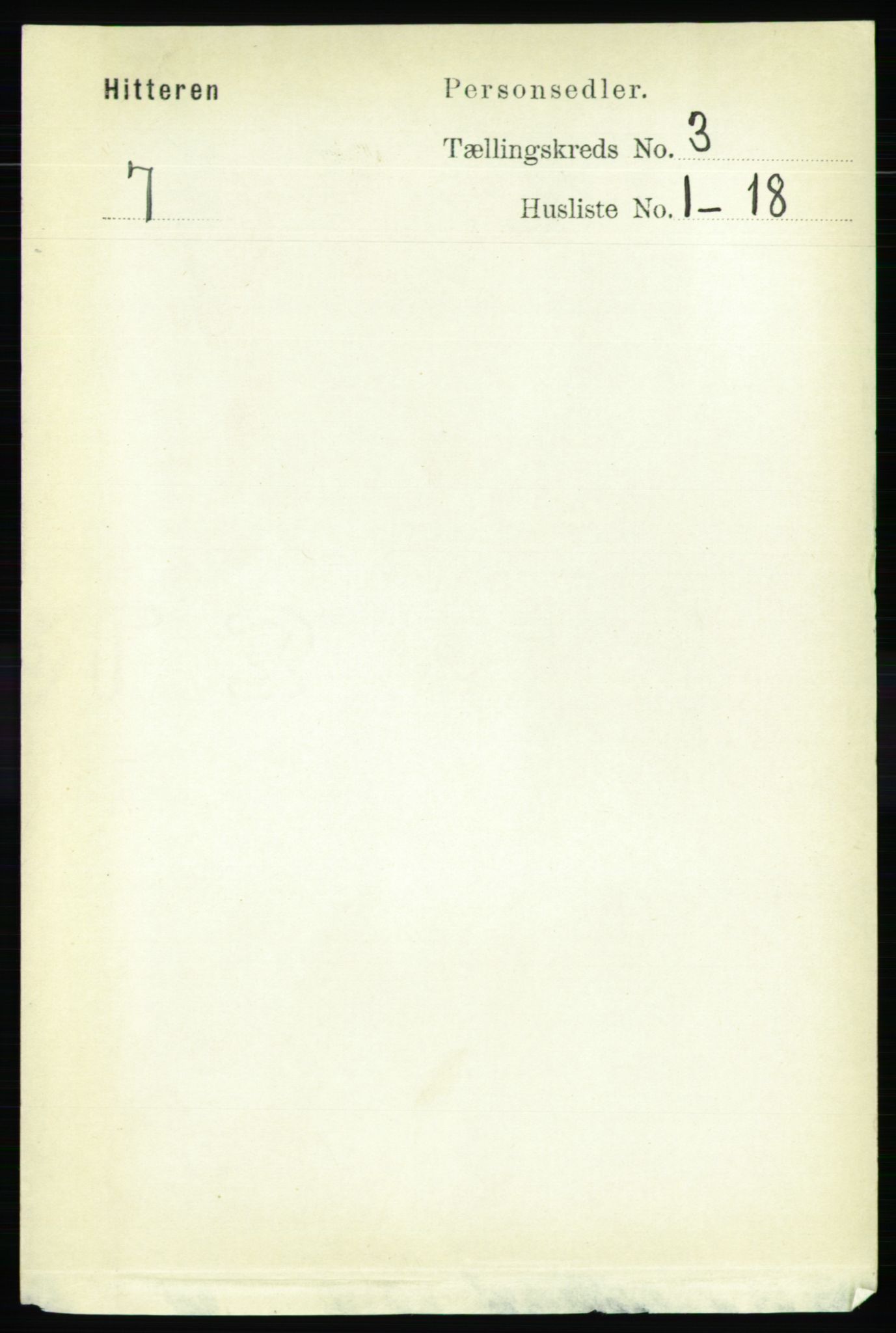 RA, Folketelling 1891 for 1617 Hitra herred, 1891, s. 477
