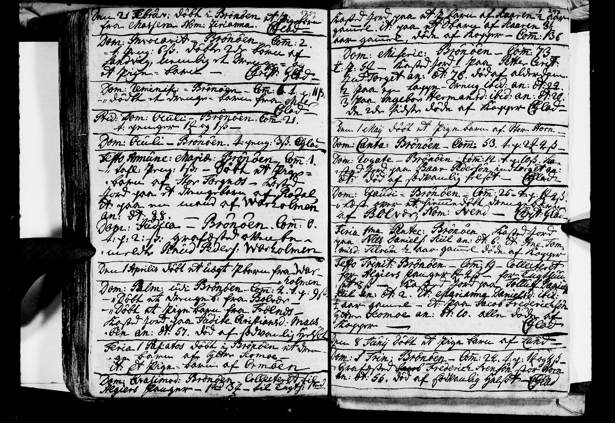 Ministerialprotokoller, klokkerbøker og fødselsregistre - Nordland, AV/SAT-A-1459/813/L0194: Ministerialbok nr. 813A04, 1719-1758, s. 217