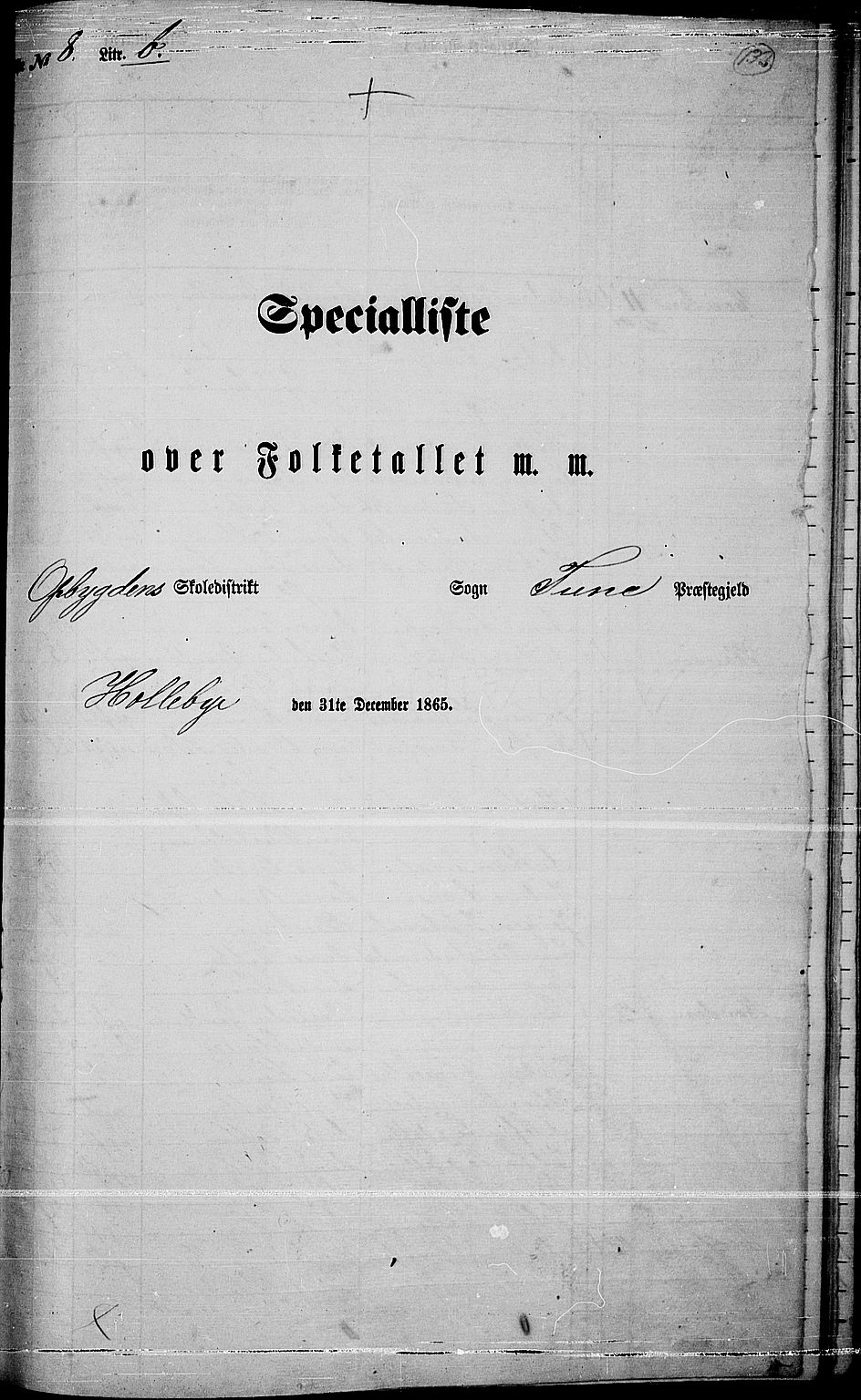 RA, Folketelling 1865 for 0130P Tune prestegjeld, 1865, s. 214