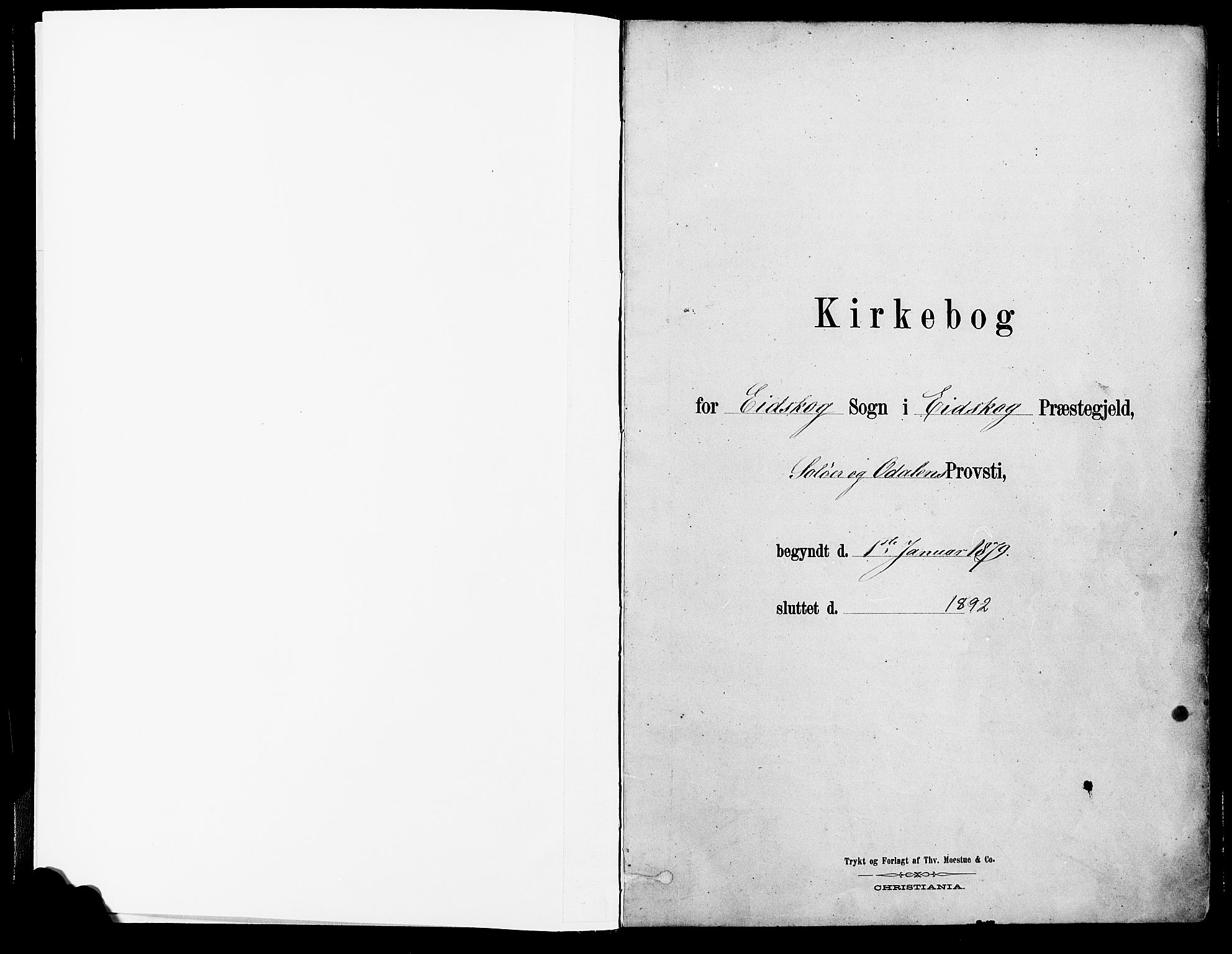 Eidskog prestekontor, SAH/PREST-026/H/Ha/Haa/L0003: Ministerialbok nr. 3, 1879-1892