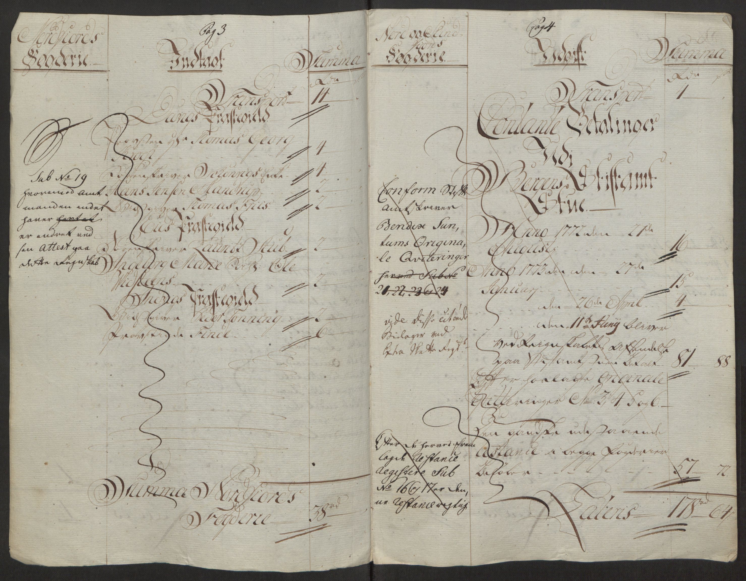Rentekammeret inntil 1814, Reviderte regnskaper, Fogderegnskap, AV/RA-EA-4092/R53/L3551: Ekstraskatten Sunn- og Nordfjord, 1772, s. 25