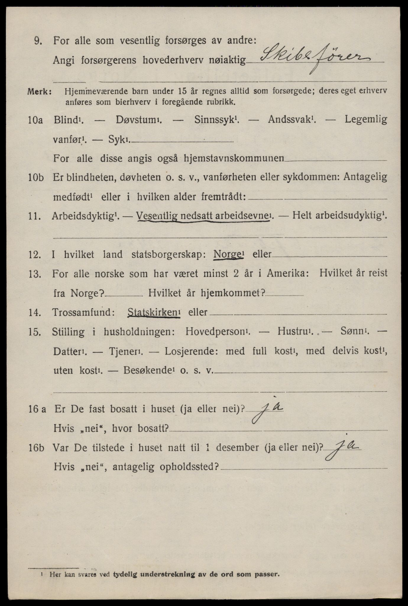 SAKO, Folketelling 1920 for 0830 Nissedal herred, 1920, s. 1806